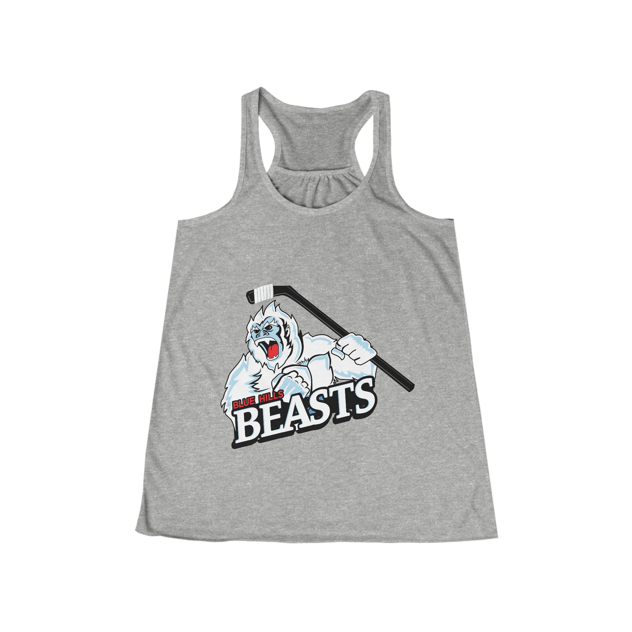 Blue Hills Beasts Women's Flowy Racerback Tank