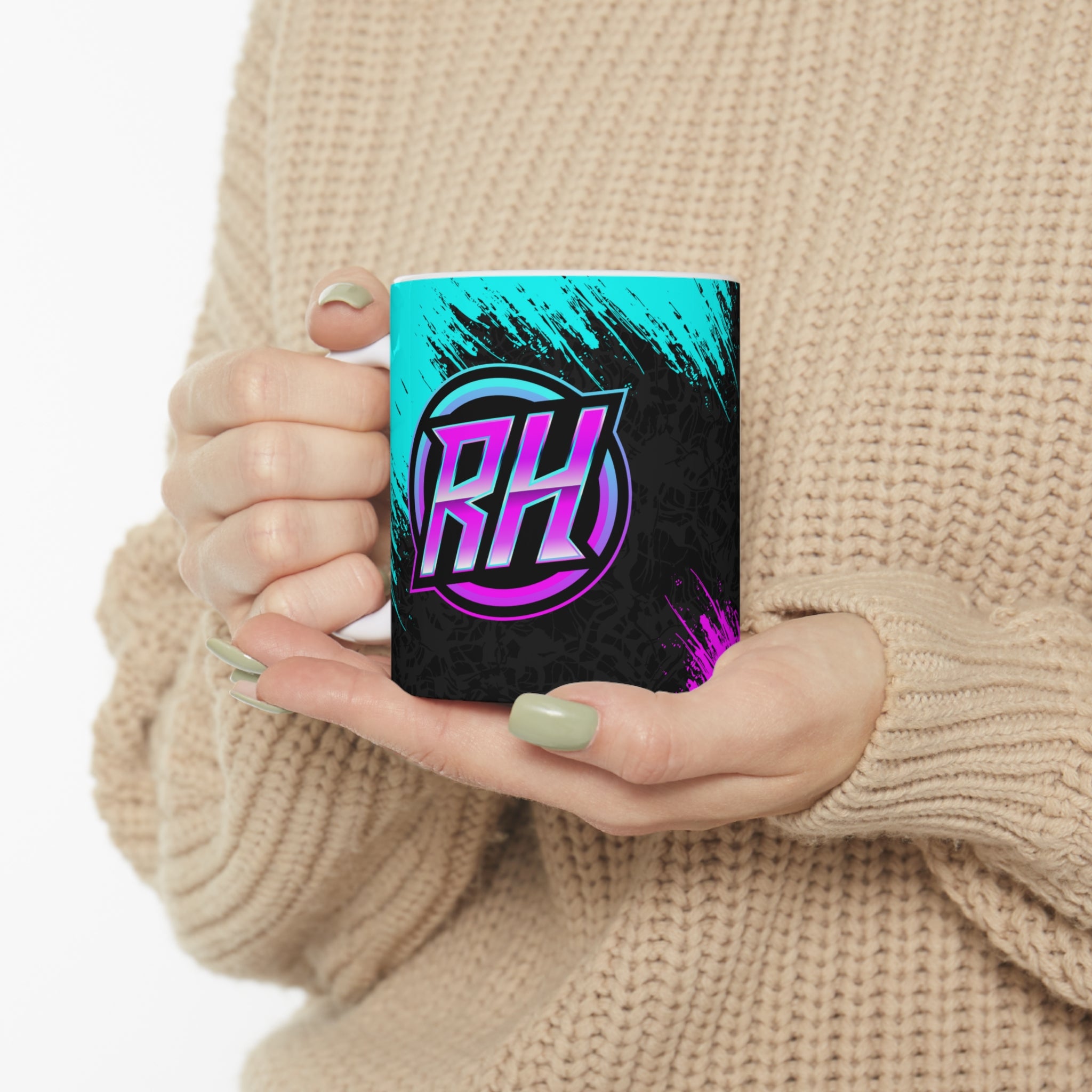 Rush Hour White Ceramic Mug 11oz