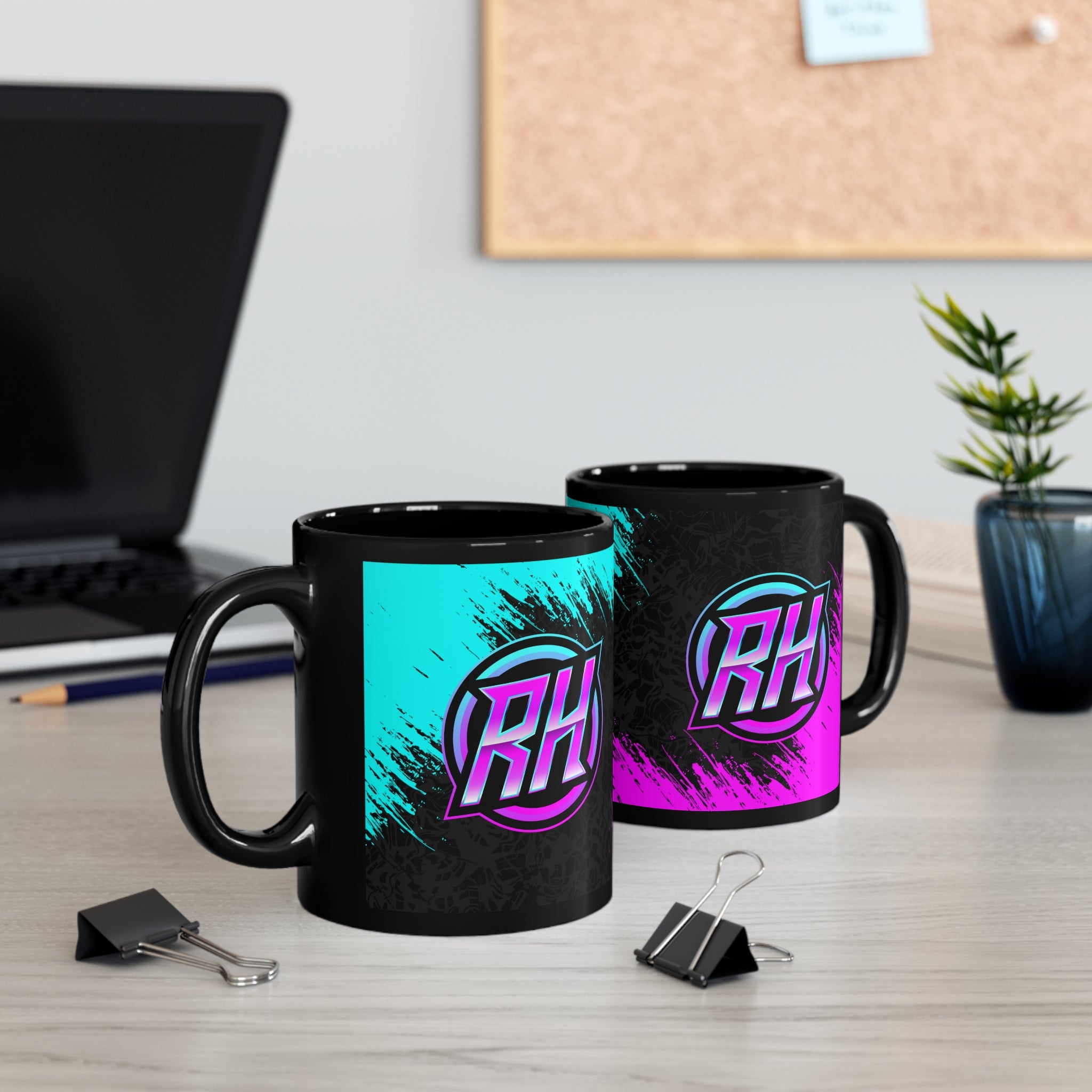 Rush Hour 11oz Black Mug