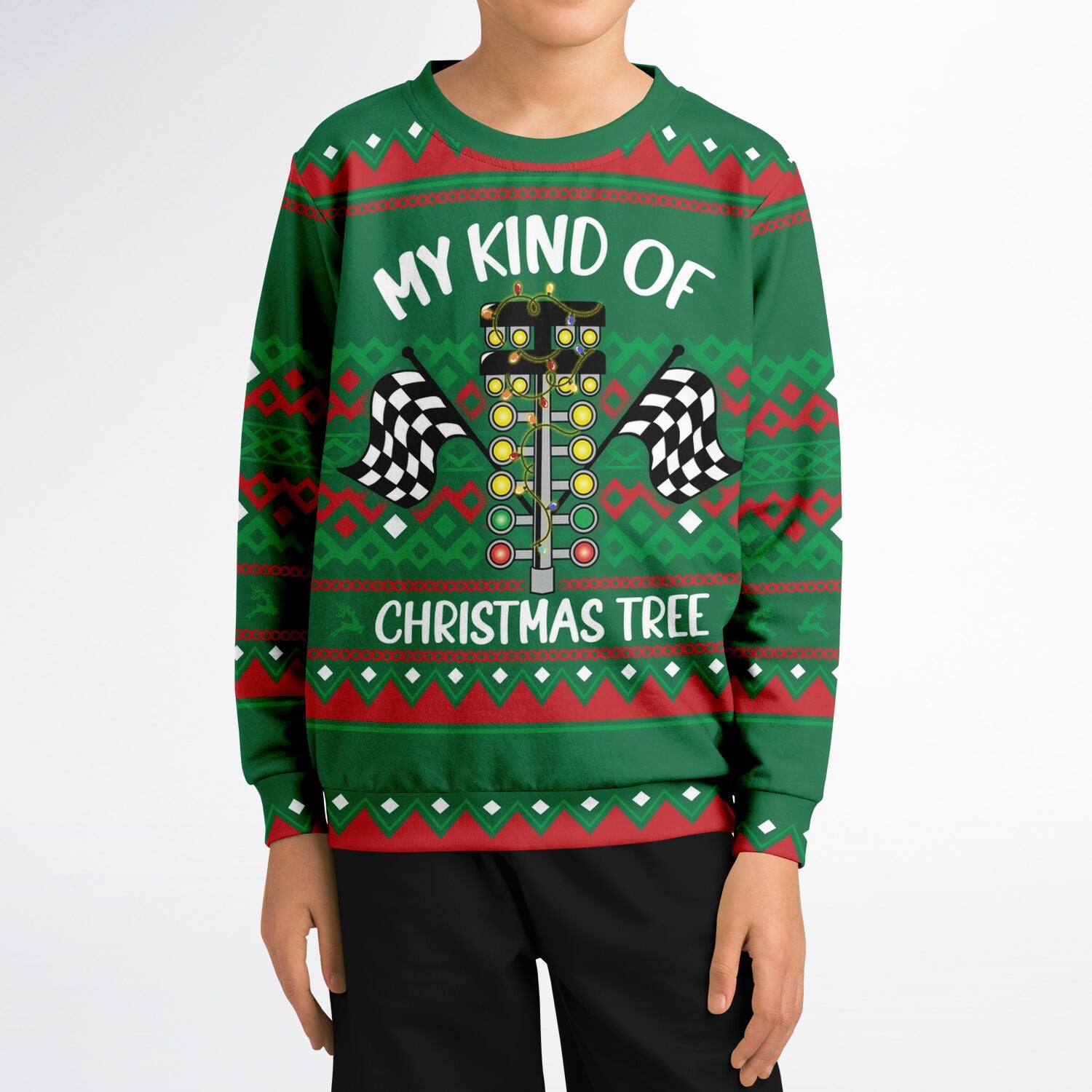 My Kind of Christmas Tree Kids Ugly Christmas Sweater