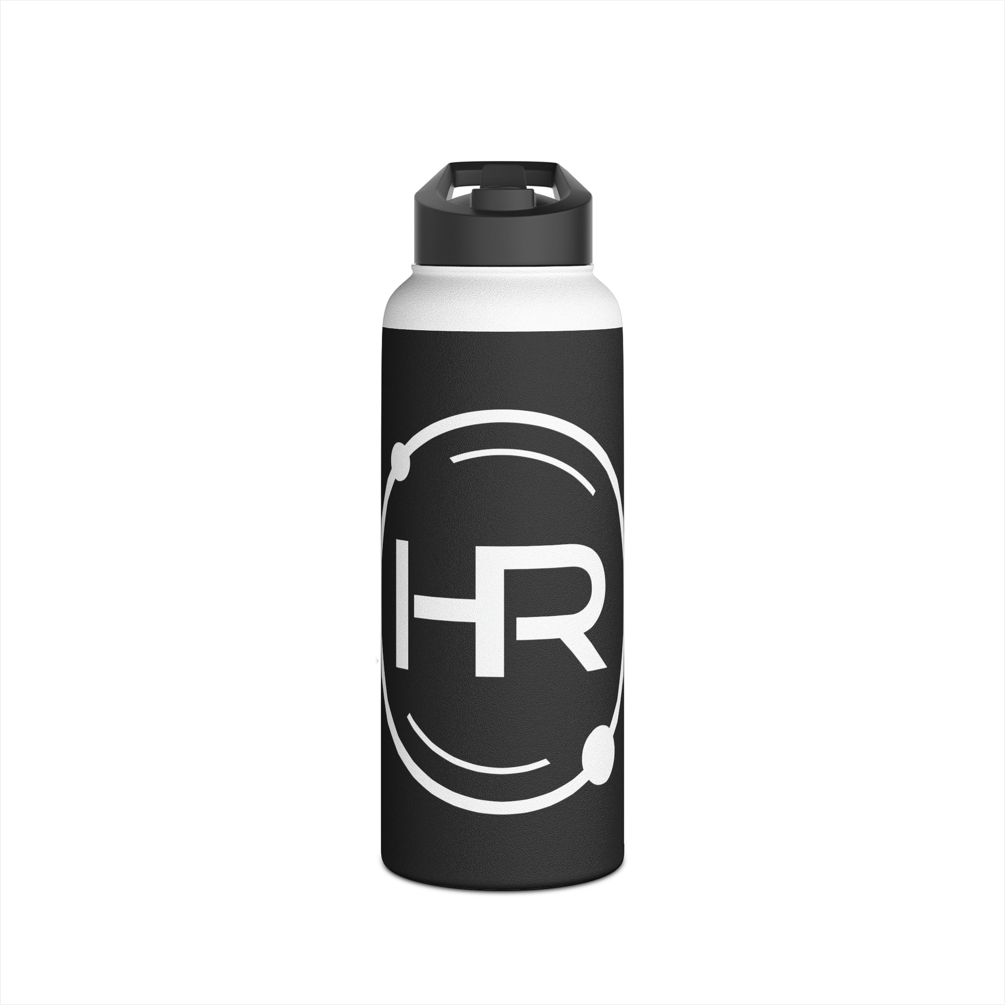 Hyperion Stainless Steel Water Bottle Black, Standard Lid