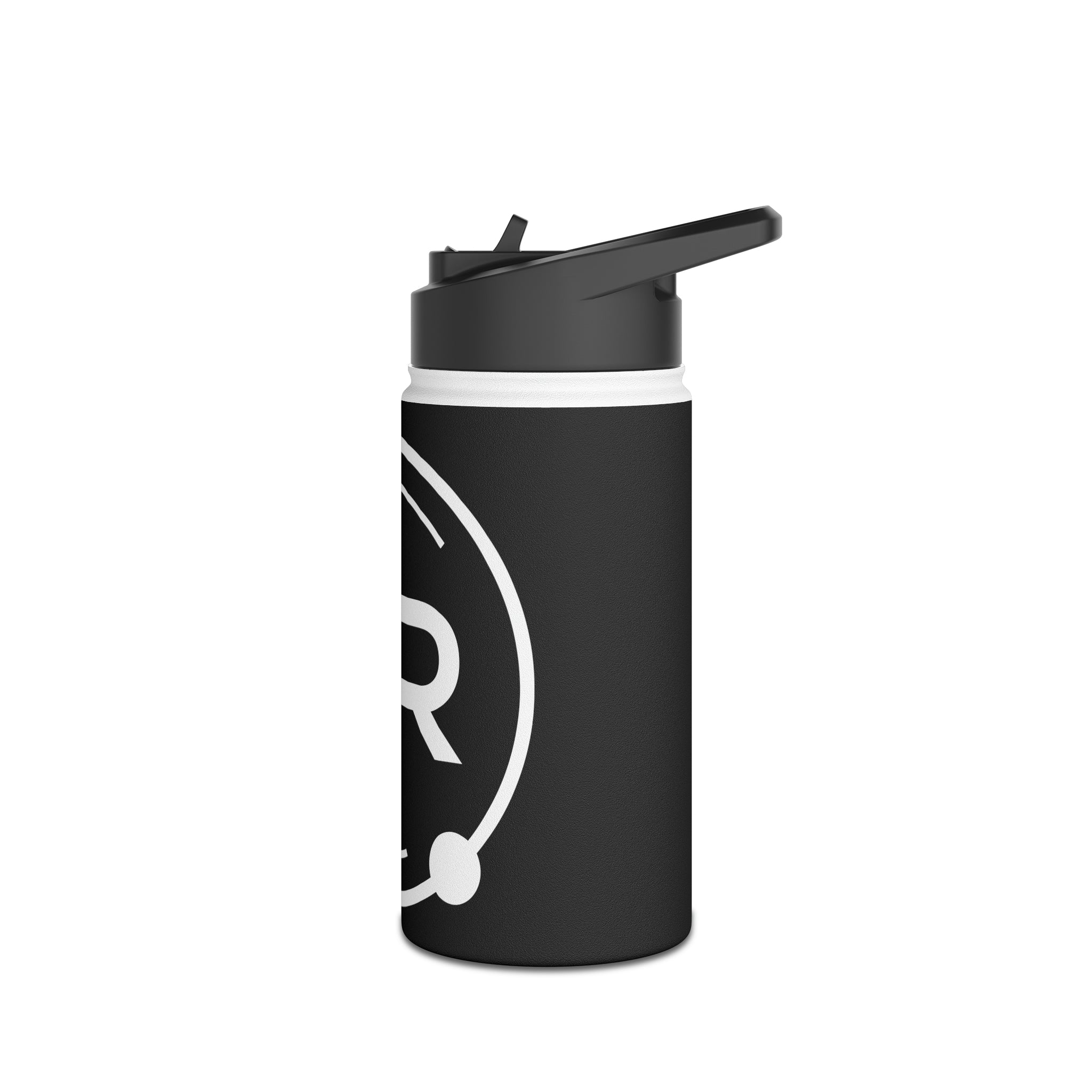 Hyperion Stainless Steel Water Bottle Black, Standard Lid