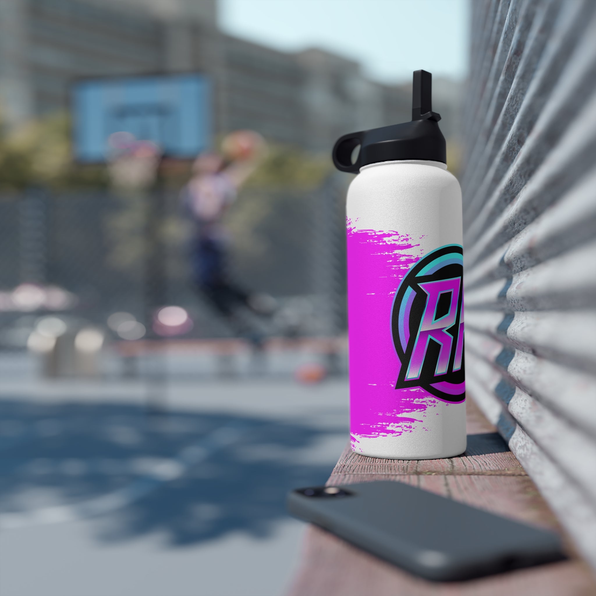 Rush Hour Stainless Steel Water Bottle, Standard Lid