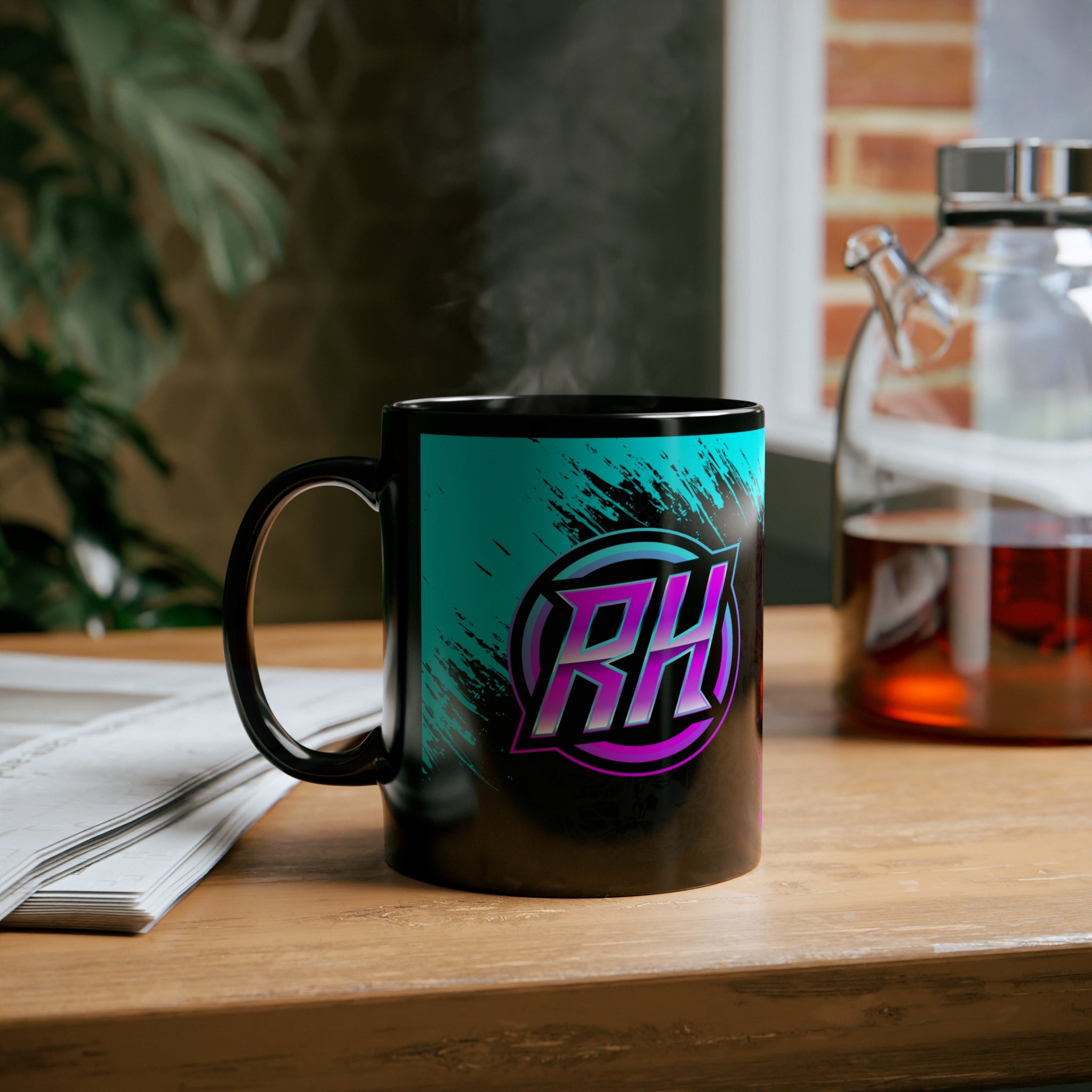 Rush Hour 11oz Black Mug