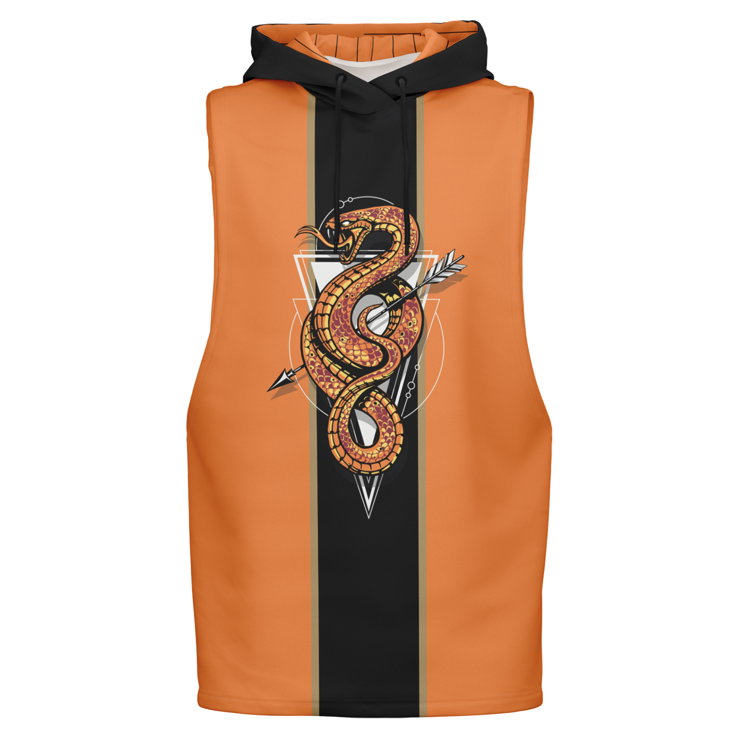 Viper Drop Armhole Hoodie Orange Edition