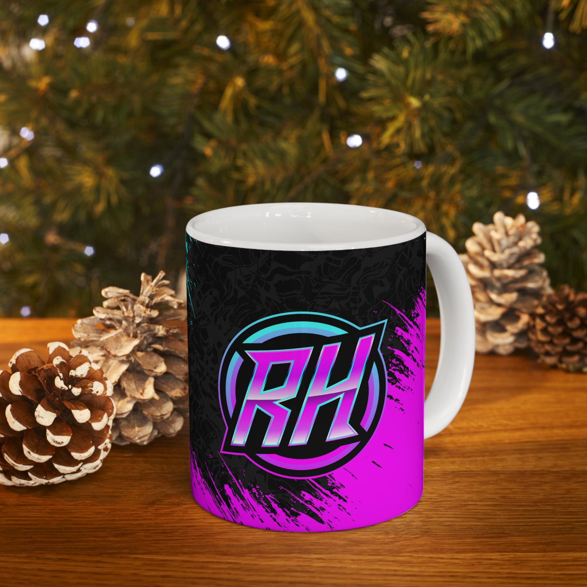 Rush Hour White Ceramic Mug 11oz