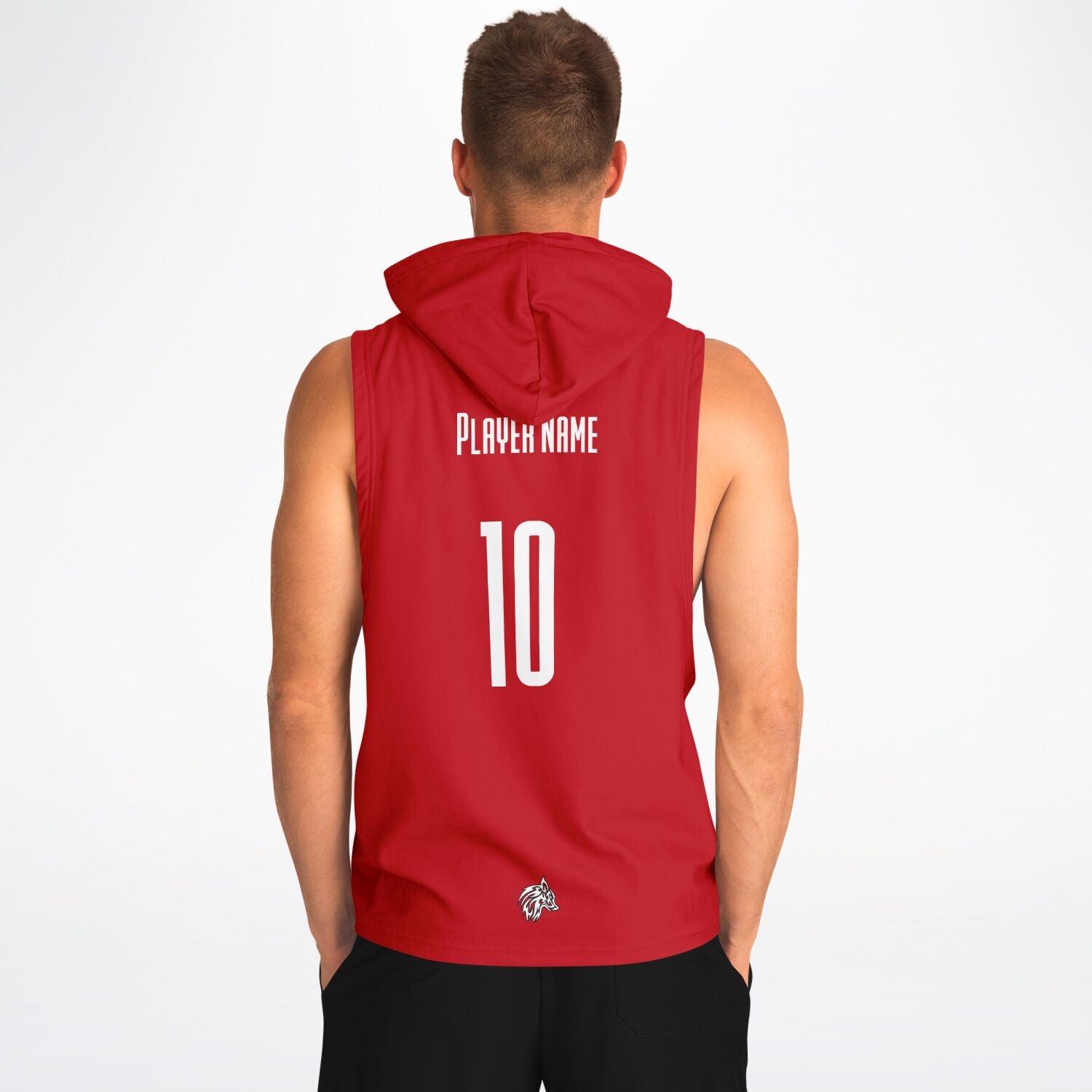 Buffalo Night Red Athletic Drop Armhole Hoodie