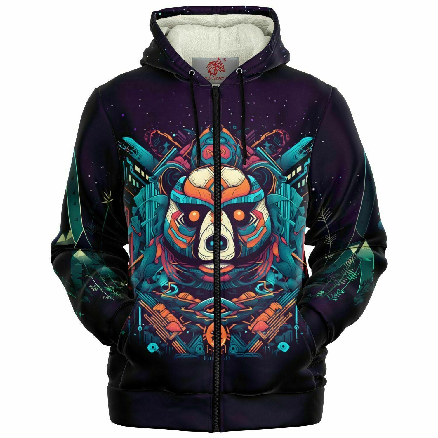 Bamboo Beats Microfleece Zip hoodie - Redwolf Jersey Works