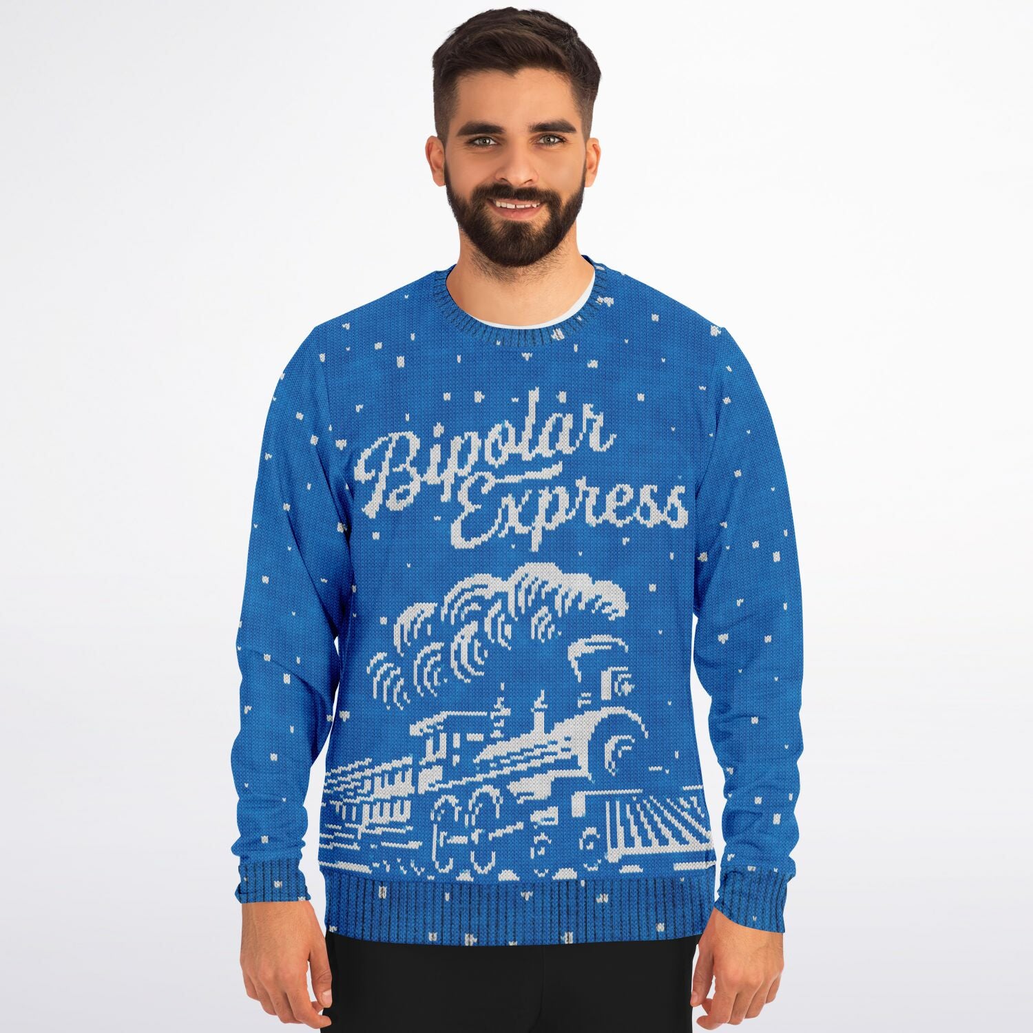 Bipolar Express Ugly Christmas Sweatshirt
