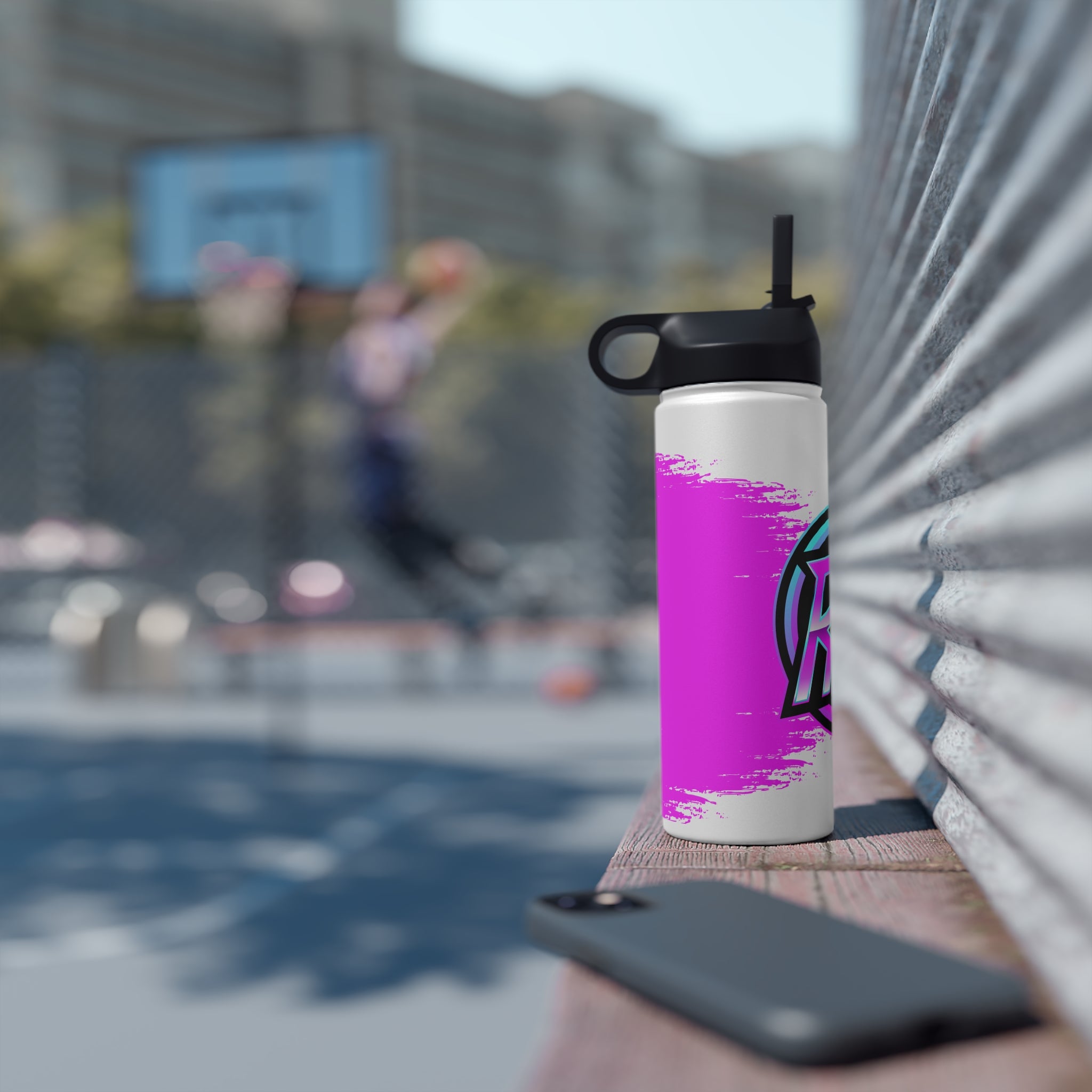 Rush Hour Stainless Steel Water Bottle, Standard Lid