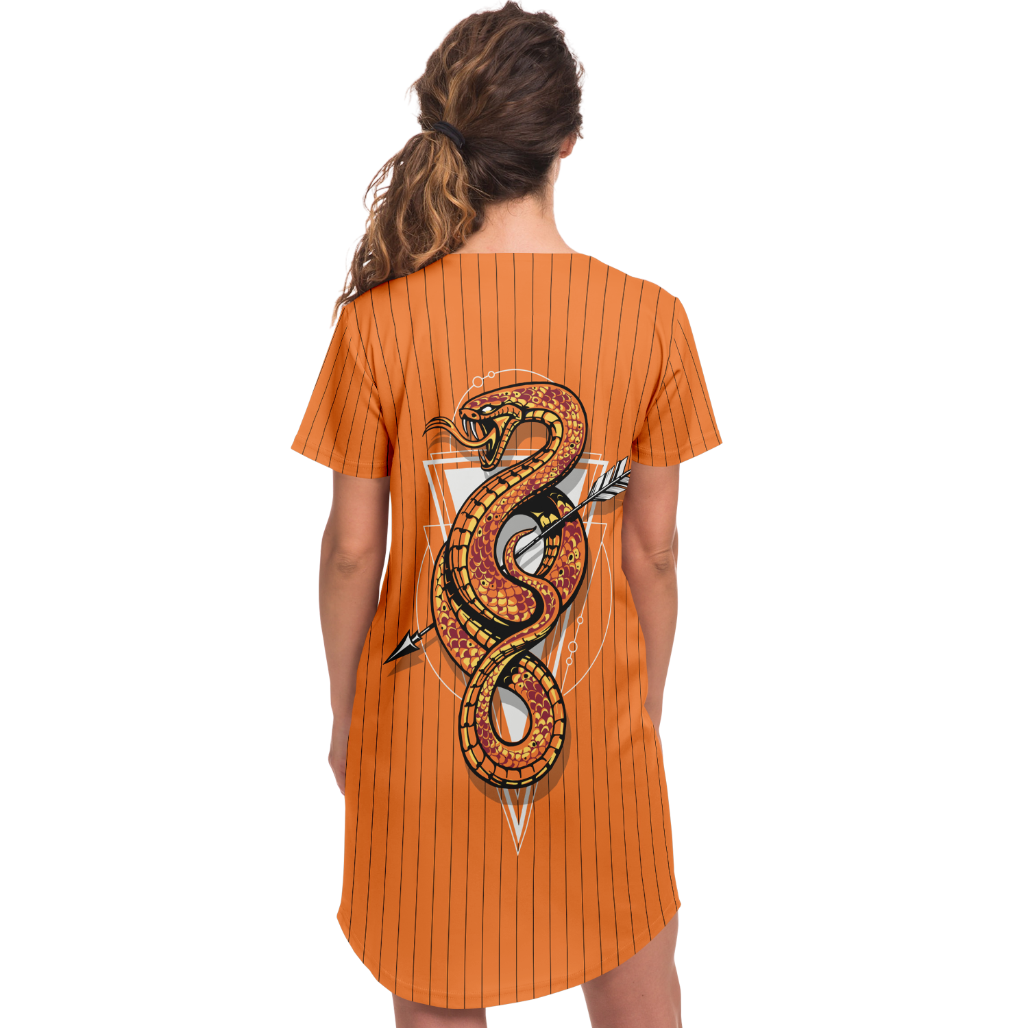Viper Baseball Jersey Dress Orange Edition