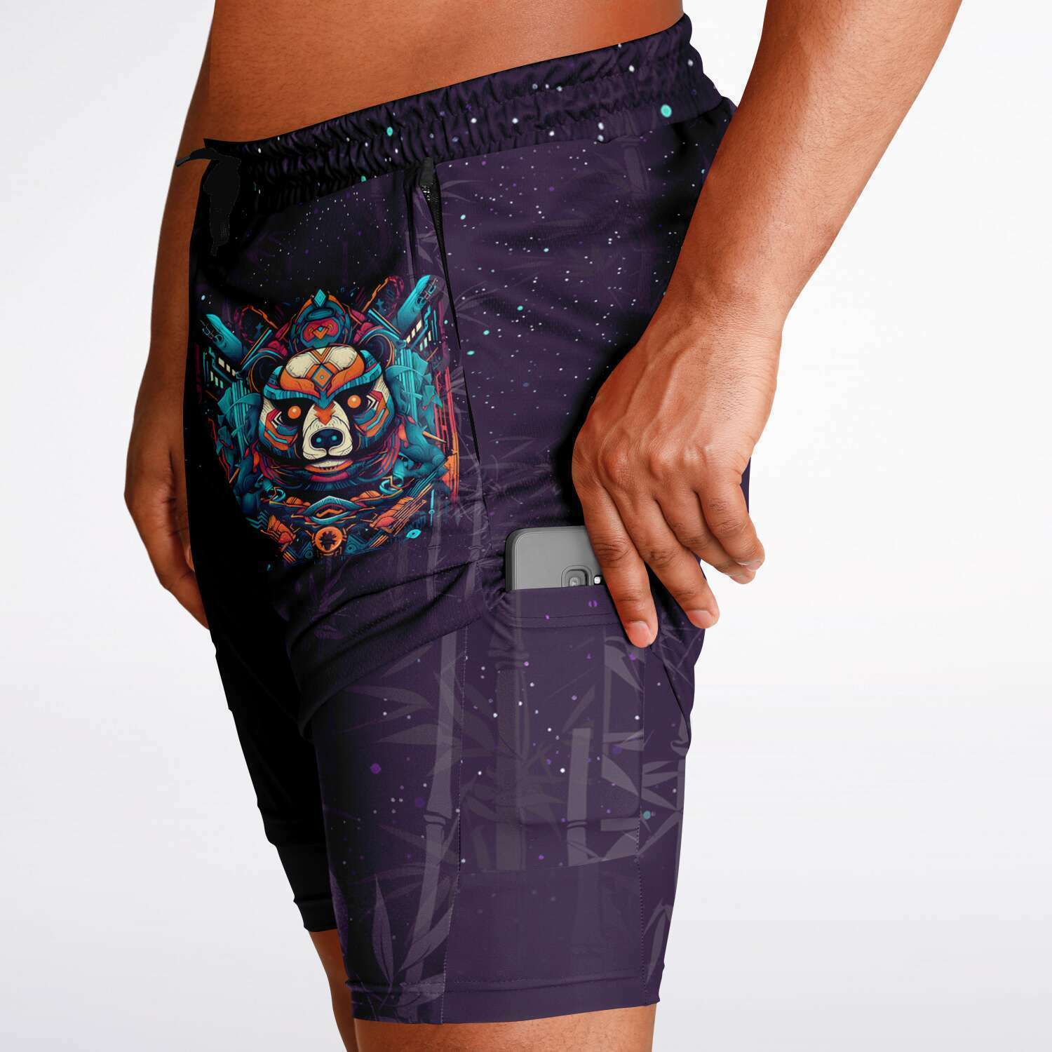 Bamboo Beats Men's 2-in-1 Shorts - Redwolf Jersey Works