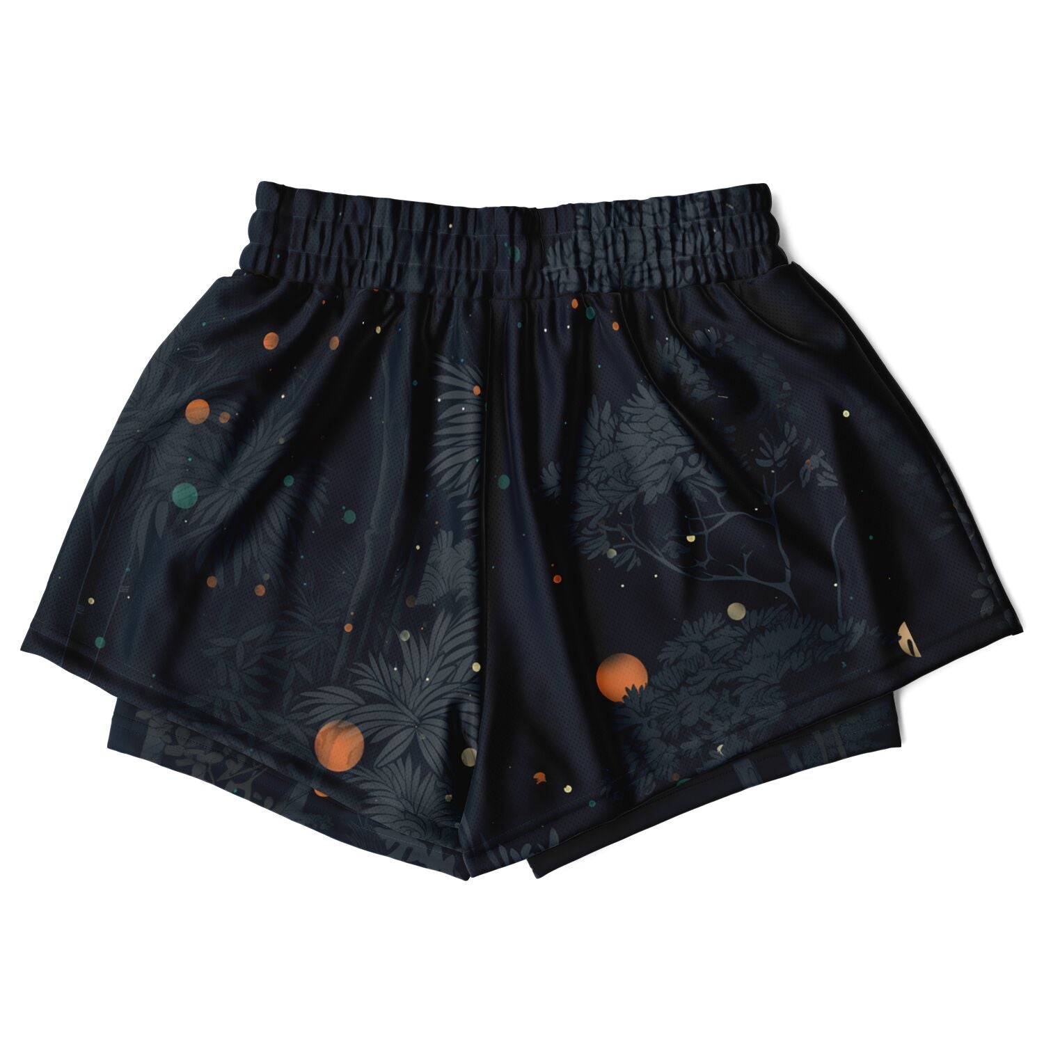 Tigrine Trance Women's 2-in-1 Shorts - Redwolf Jersey Works