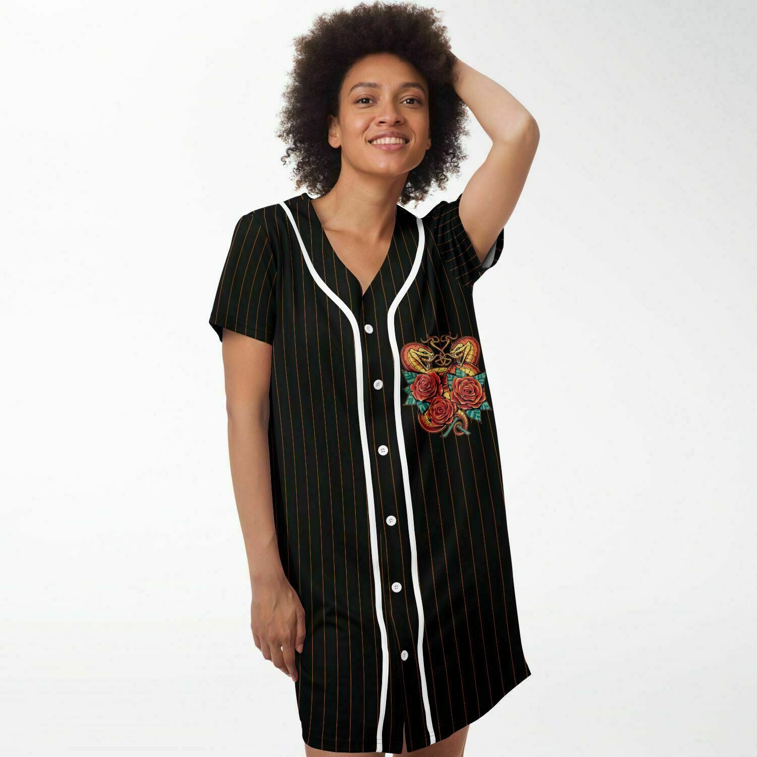 Viper Baseball Jersey Dress Orange Edition