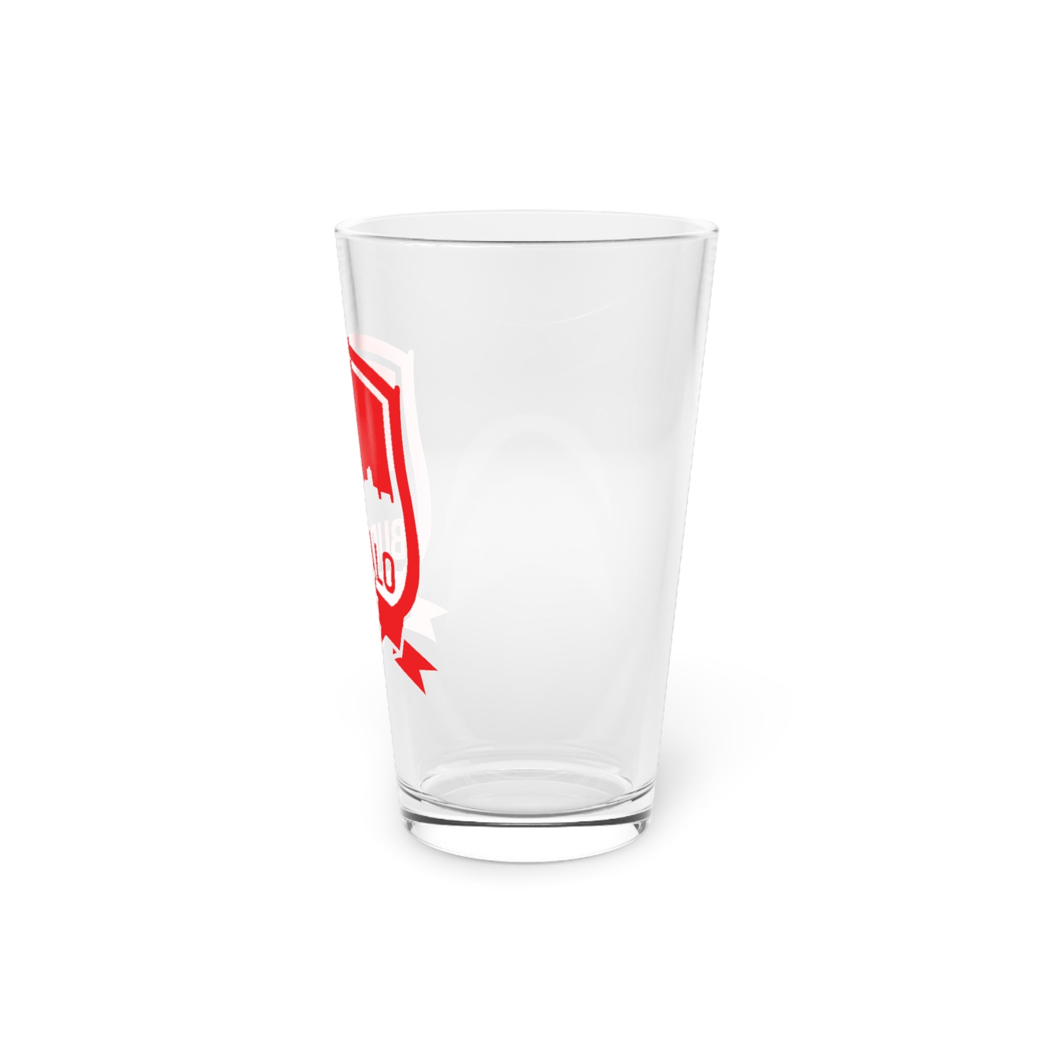Buffalo Night Red Pint Glass, 16oz