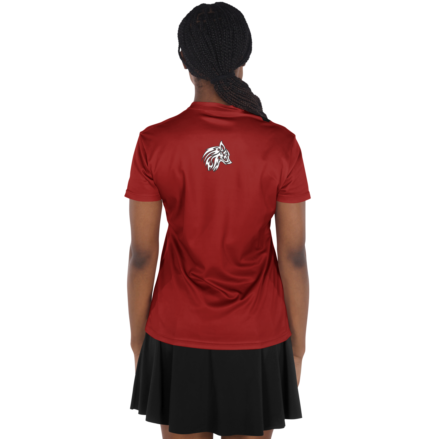 Tiki Wolf Bladed Collar Polo Shirt