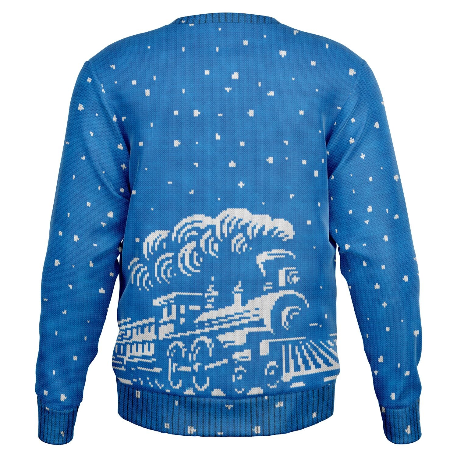 Bipolar Express Athletic Ugly Christmas Sweatshirt