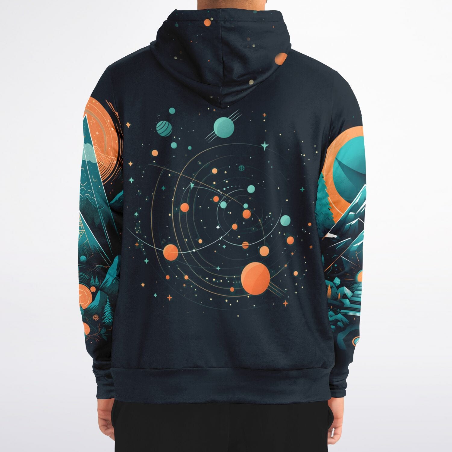 Tigrine Trance Athletic Zip Hoodie - Redwolf Jersey Works