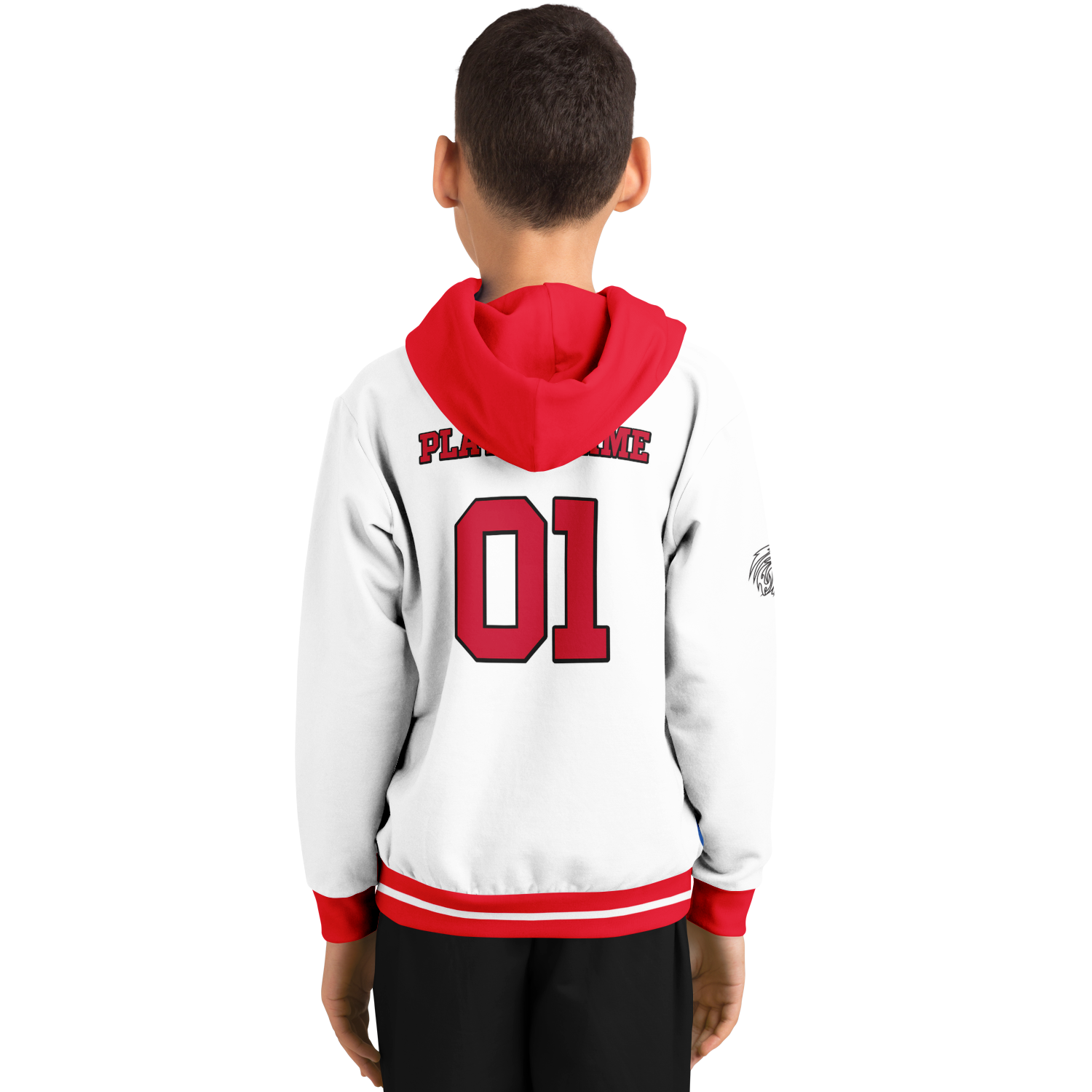 Blue Hills Beasts White Replica Youth Hoodie