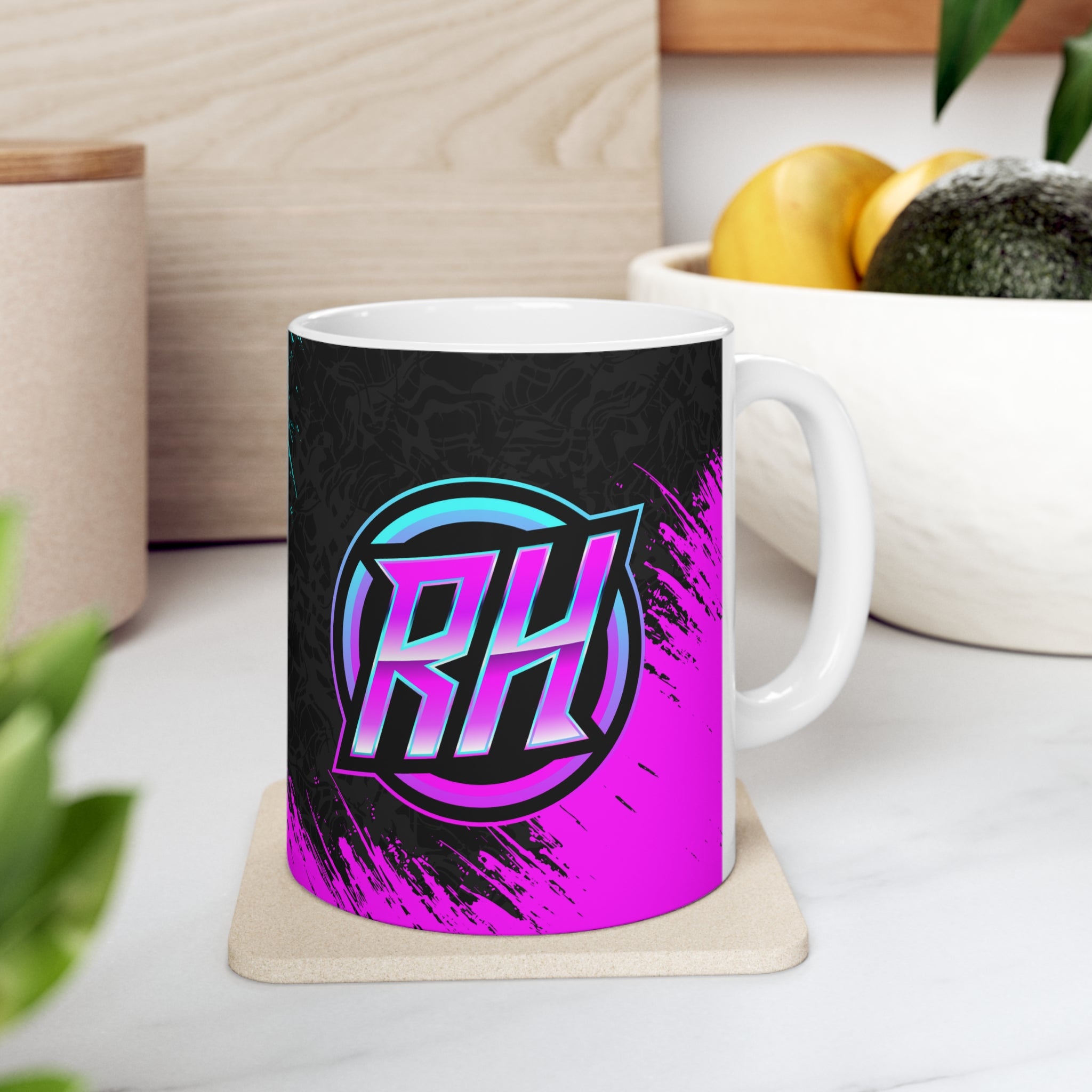 Rush Hour White Ceramic Mug 11oz
