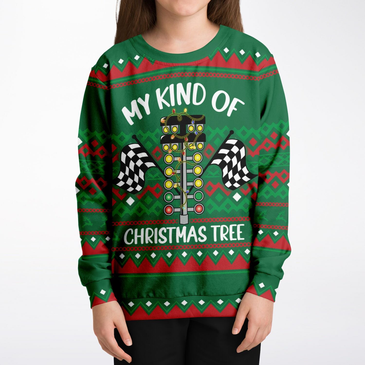 My Kind of Christmas Tree Kids Ugly Christmas Sweater