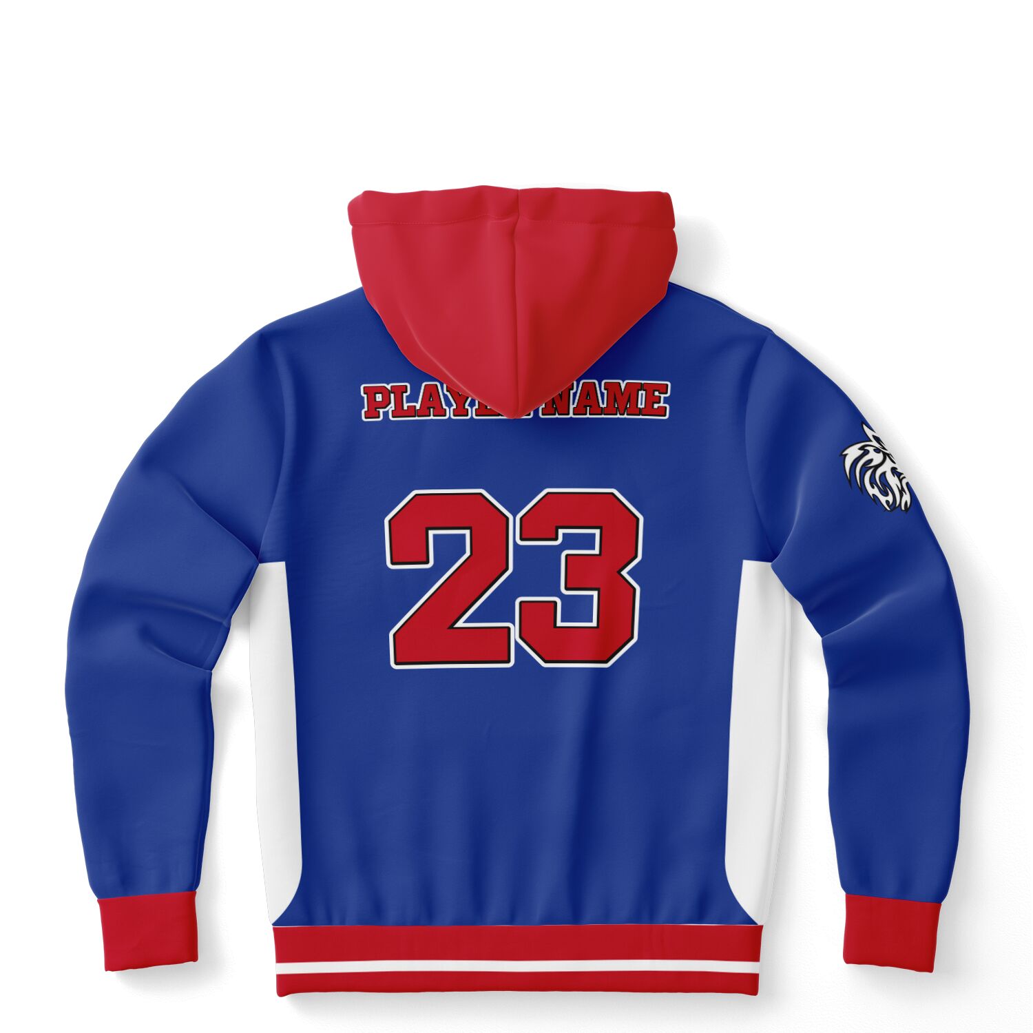 Blue Hills Beasts Jersey Replica Hoodie Blue