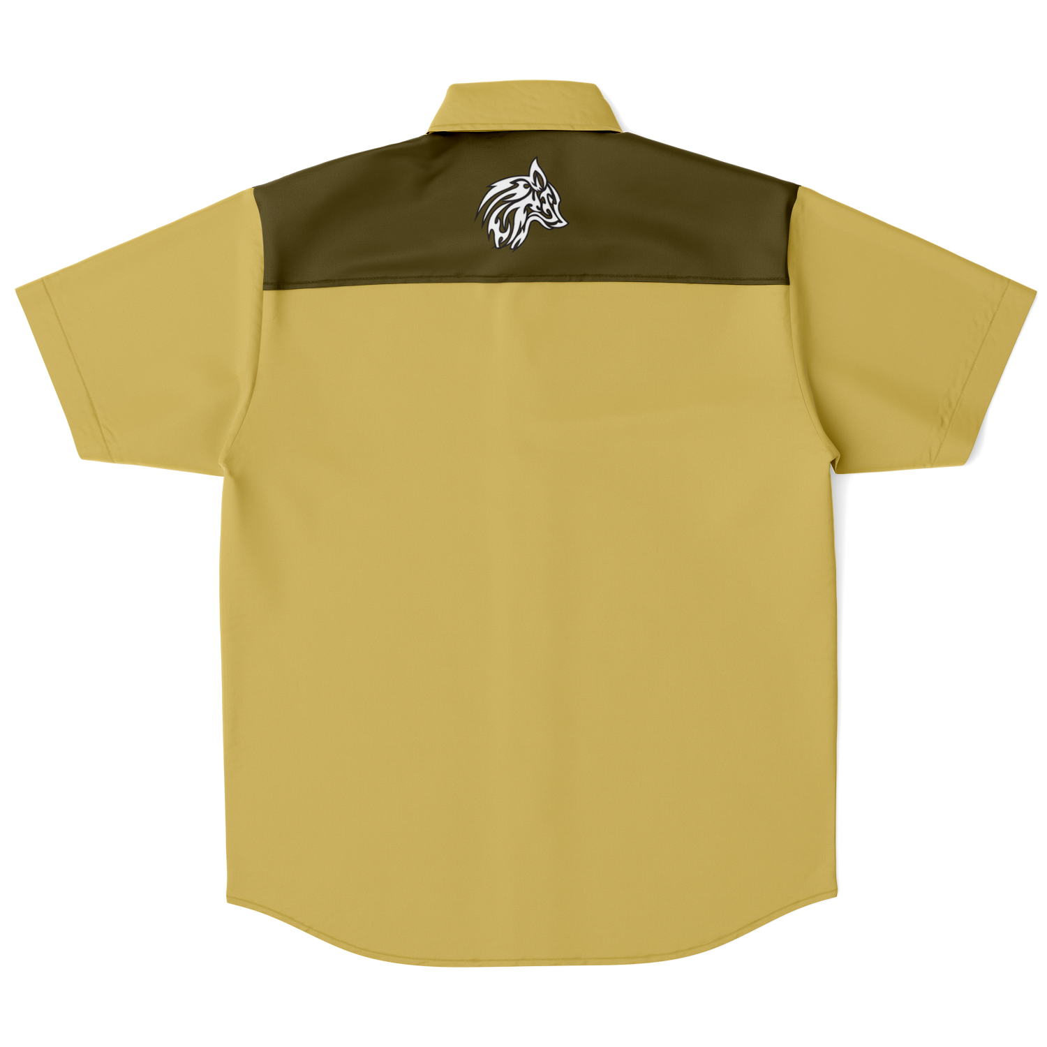 Tiki with Mustard Please Retro Bowling Shirt