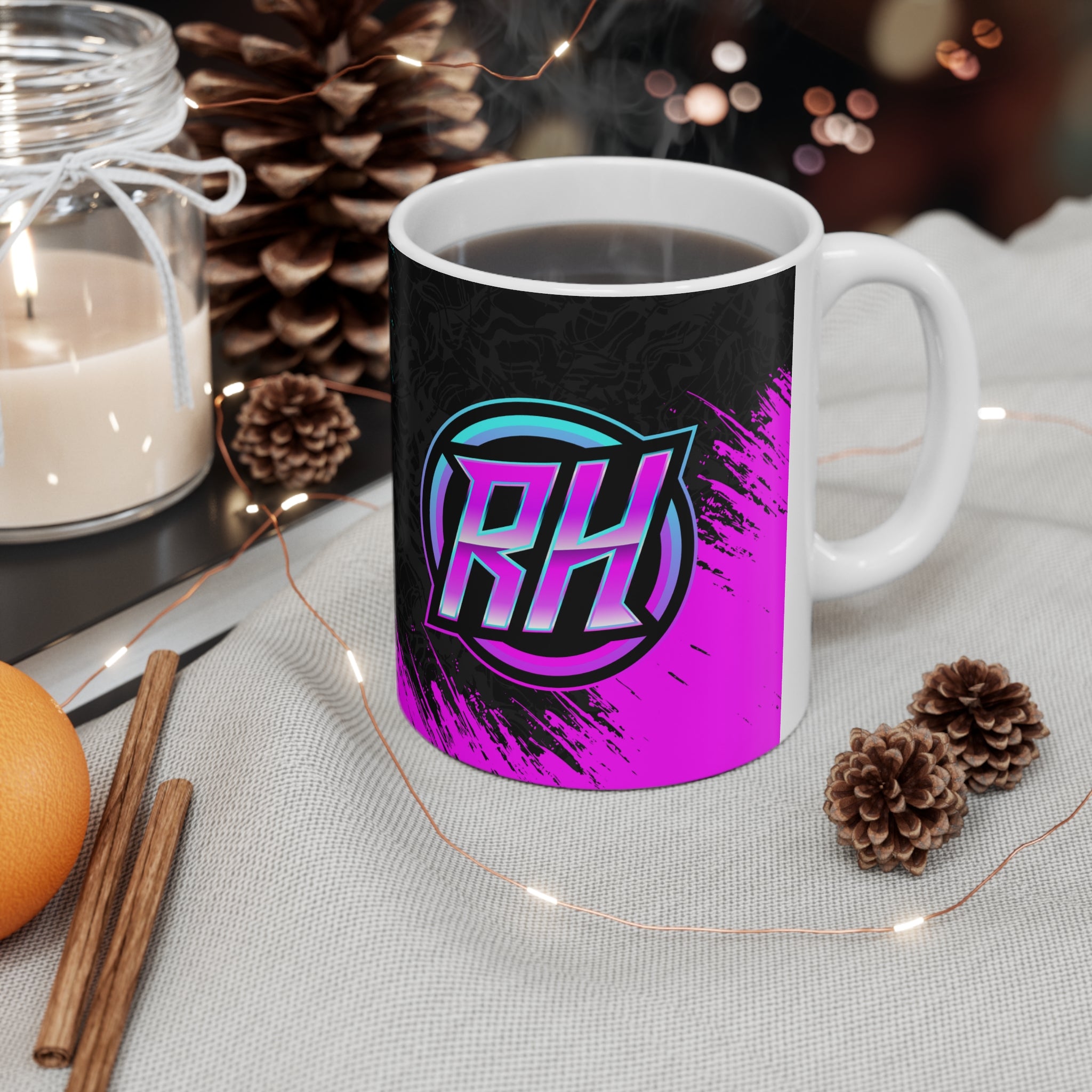 Rush Hour White Ceramic Mug 11oz