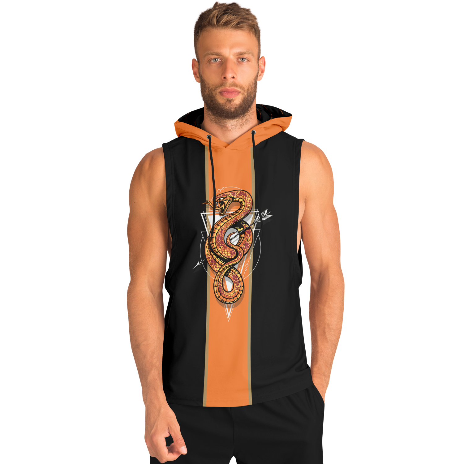 Viper Athletic Drop Armhole Hoodie Black Edition