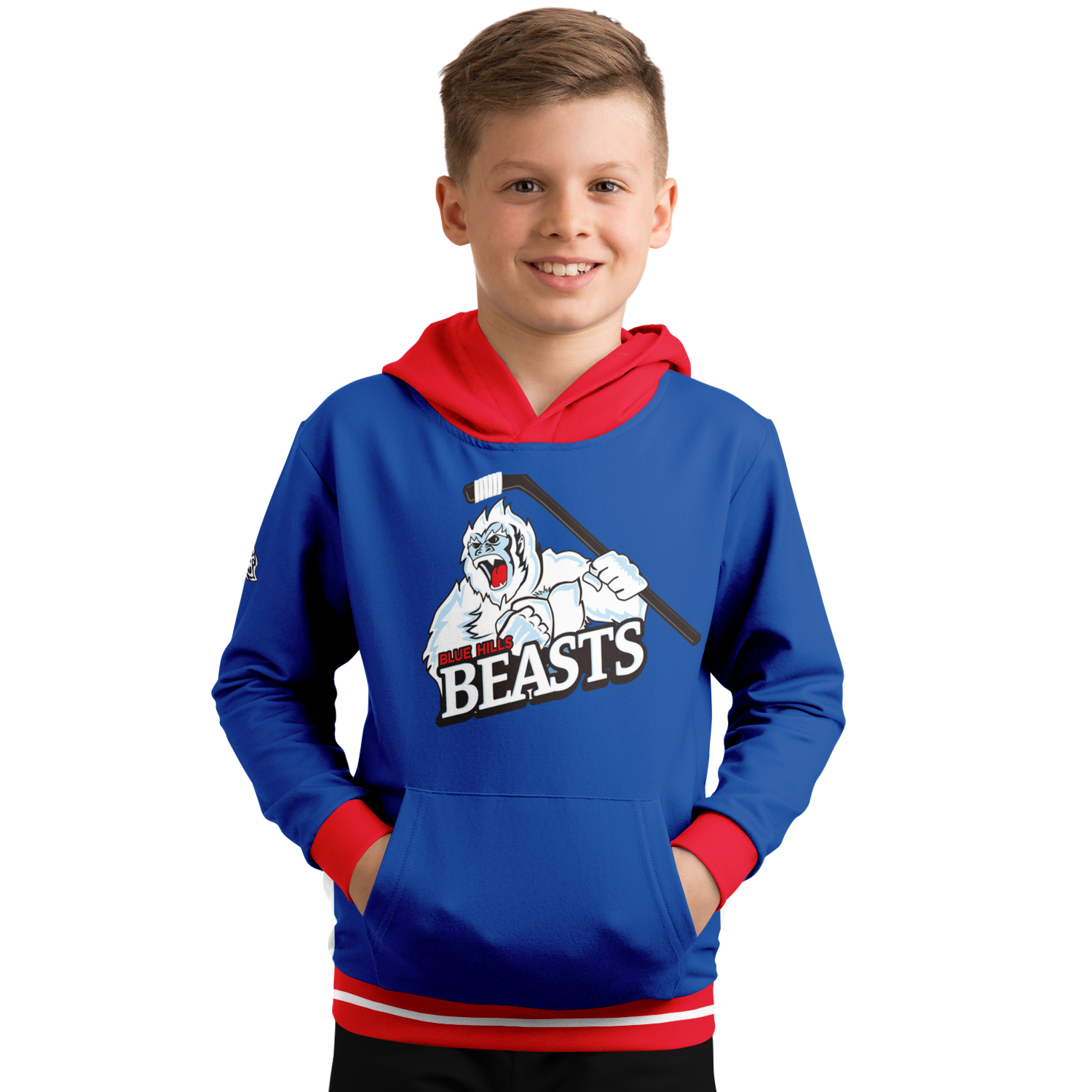 Blue Hills Beats Blue Replica Youth Hoodie