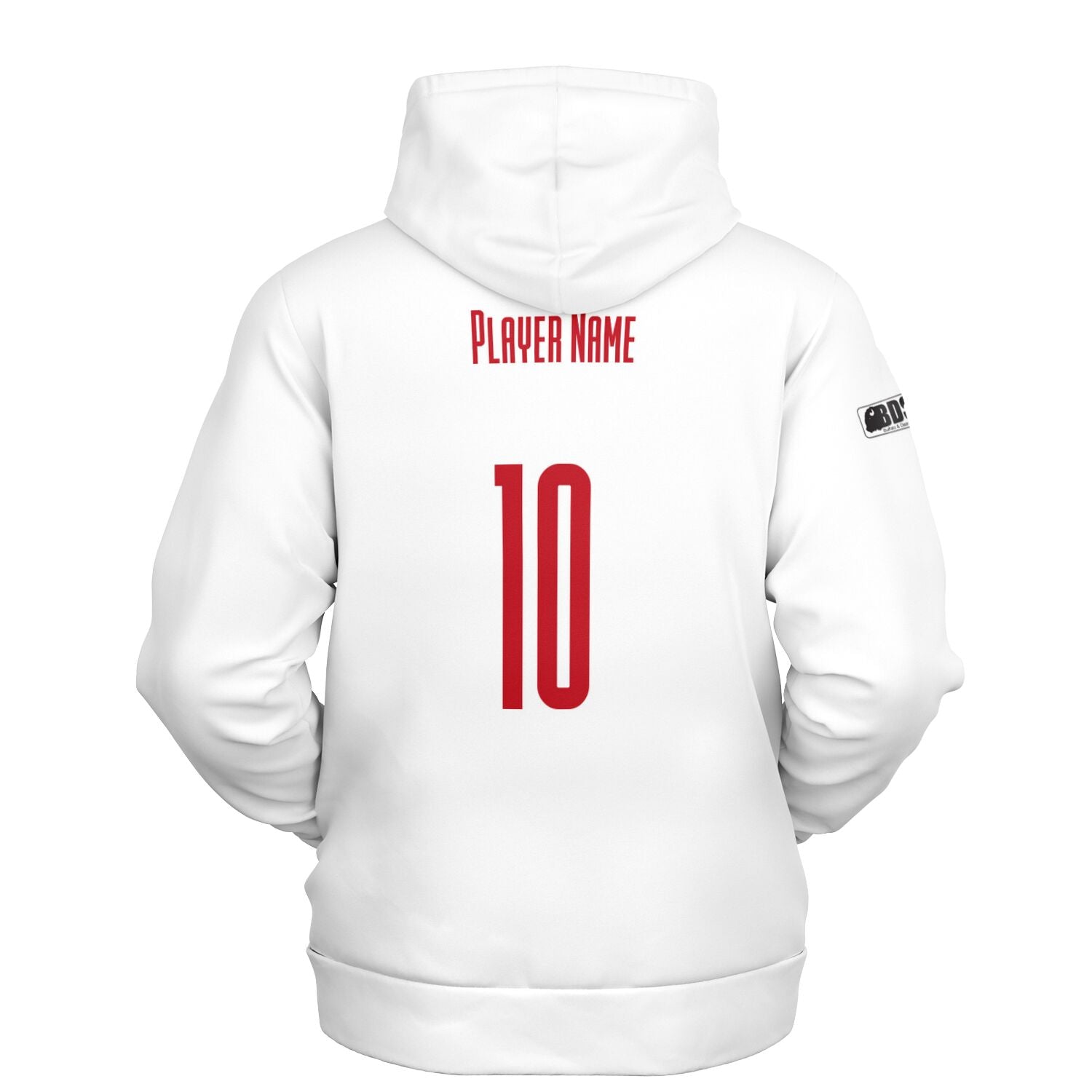 Buffalo Night White Athletic Hoodie