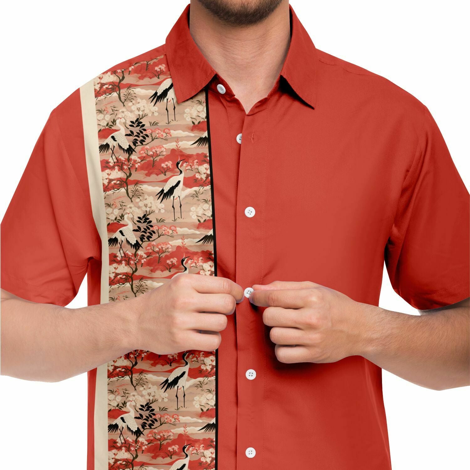 Crane v1 Short Sleeve Retro Bowling Shirt