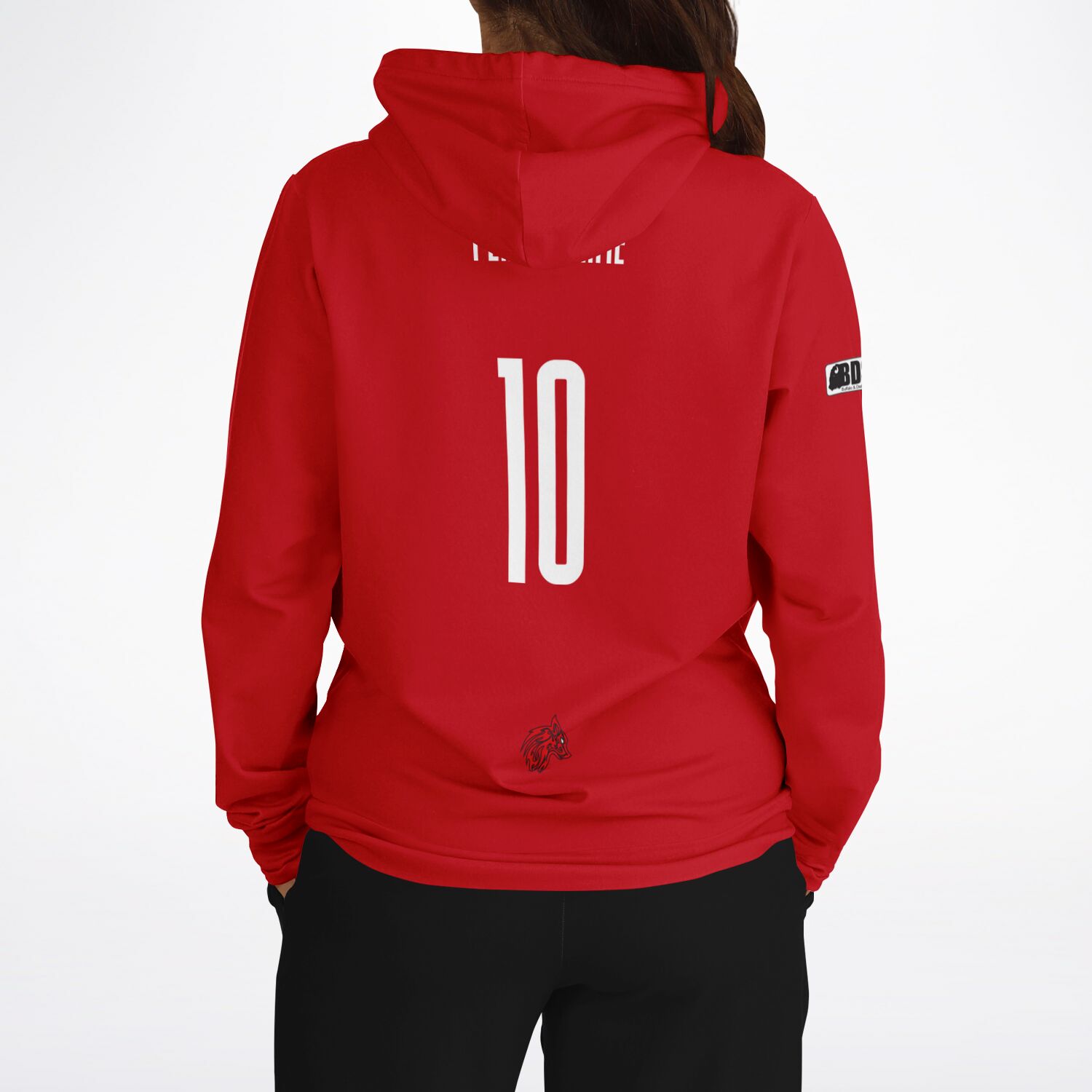 Buffalo Night Red Athletic Hoodie