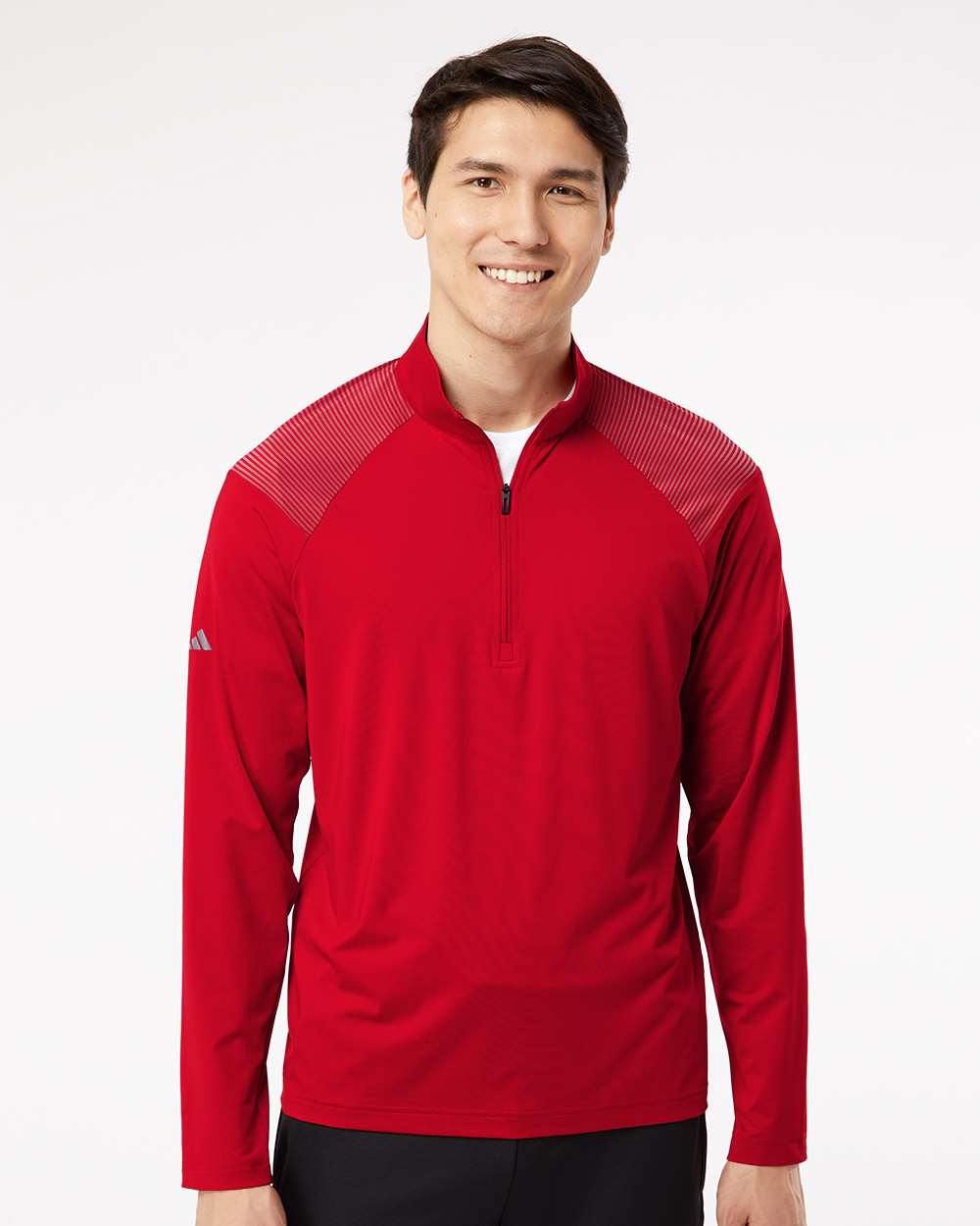 Buffalo Night Mens Adidas Quarter-zip Black