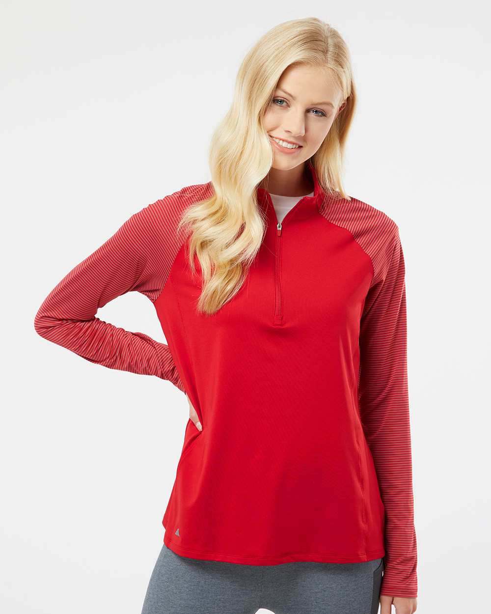 Buffalo Night Womens Adidas Quarter-zip Black