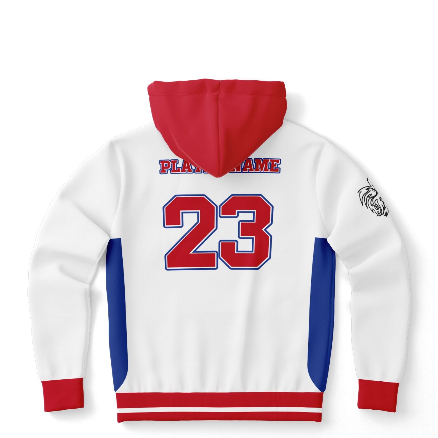 Blue Hills Beasts White Jersey Replica Hoodie