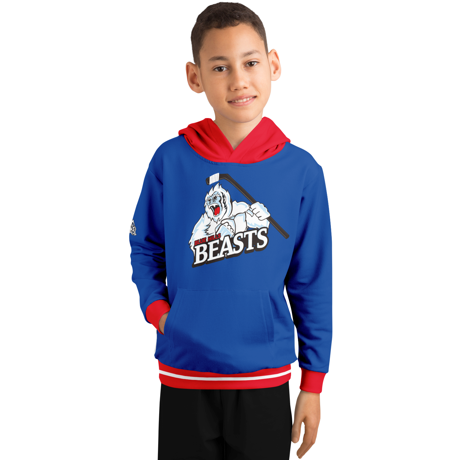 Blue Hills Beats Blue Replica Youth Hoodie