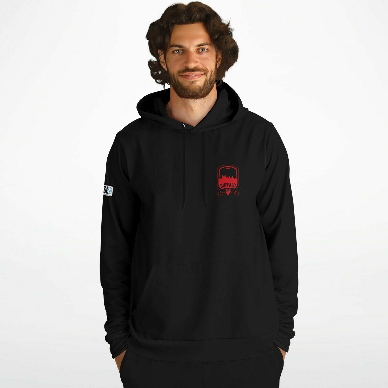 Buffalo Night Black Team Athletic Hoodie