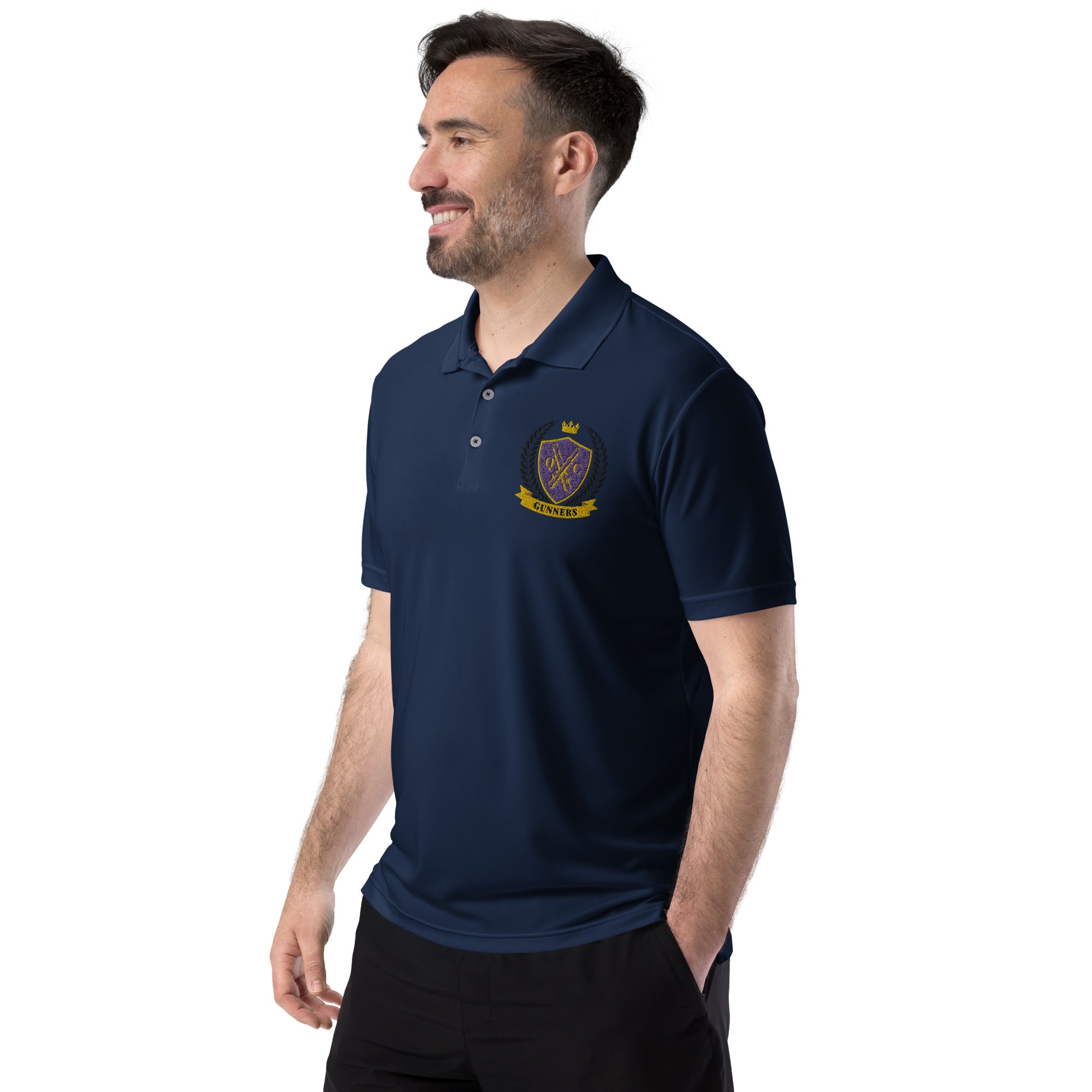 Queen City Gunners Adidas Performance Polo Shirt