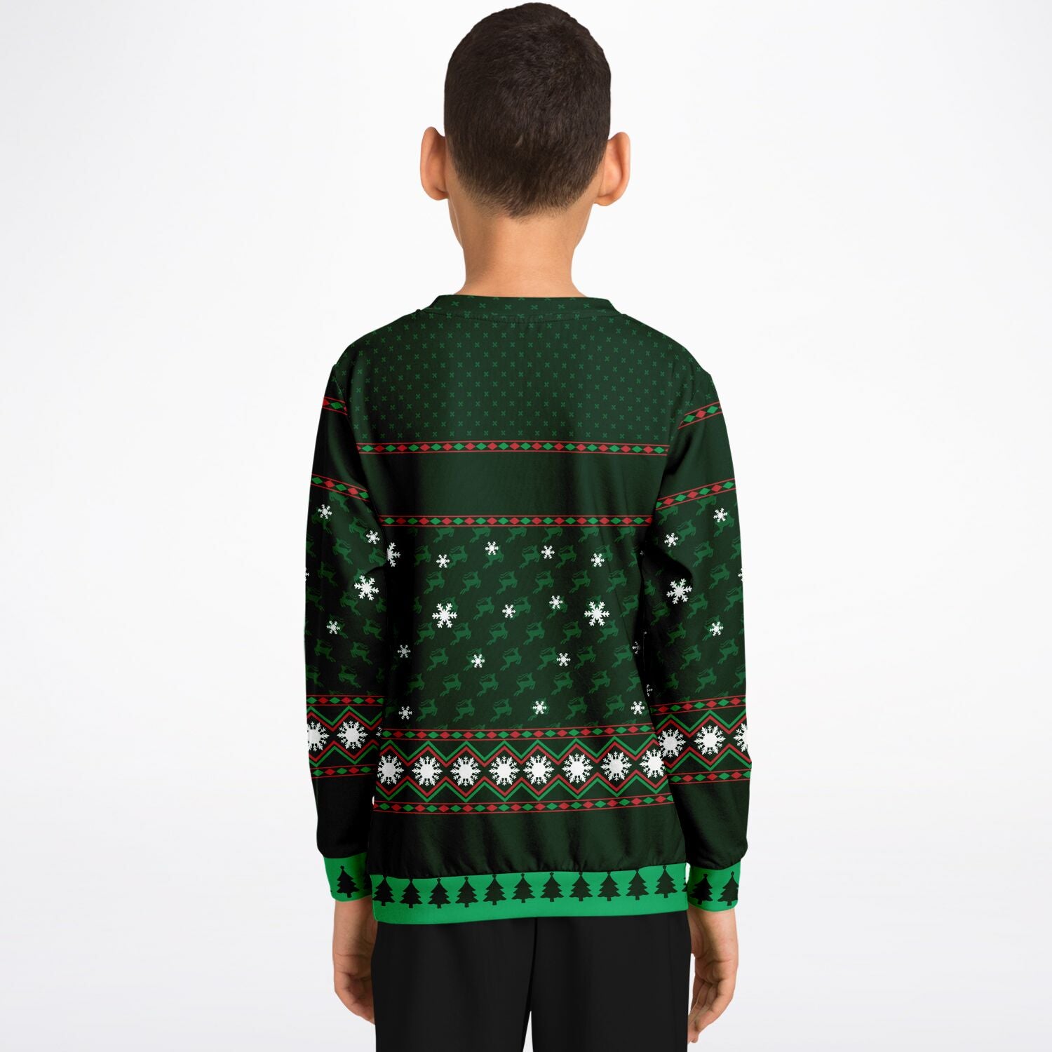 Sledgehog Kid's Ugly Christmas Sweatshirt