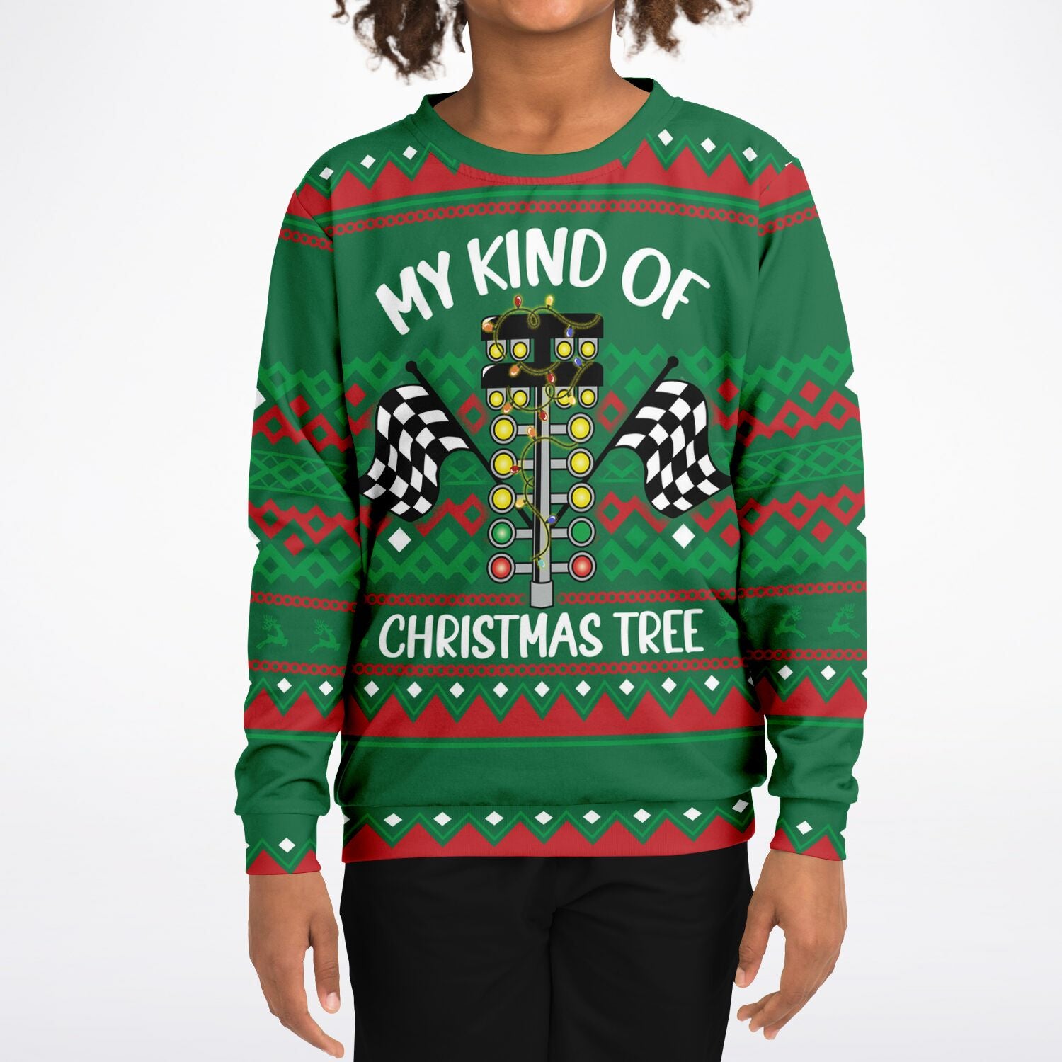 My Kind of Christmas Tree Kids Ugly Christmas Sweater