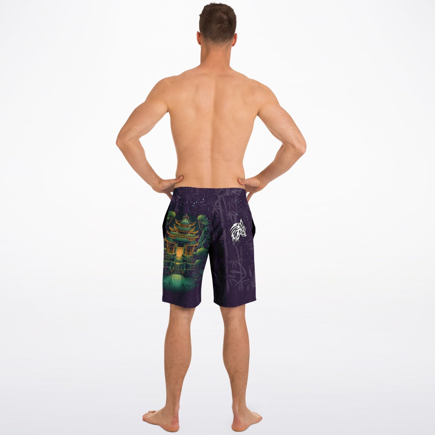 Bamboo Beats Board Shorts - Redwolf Jersey Works