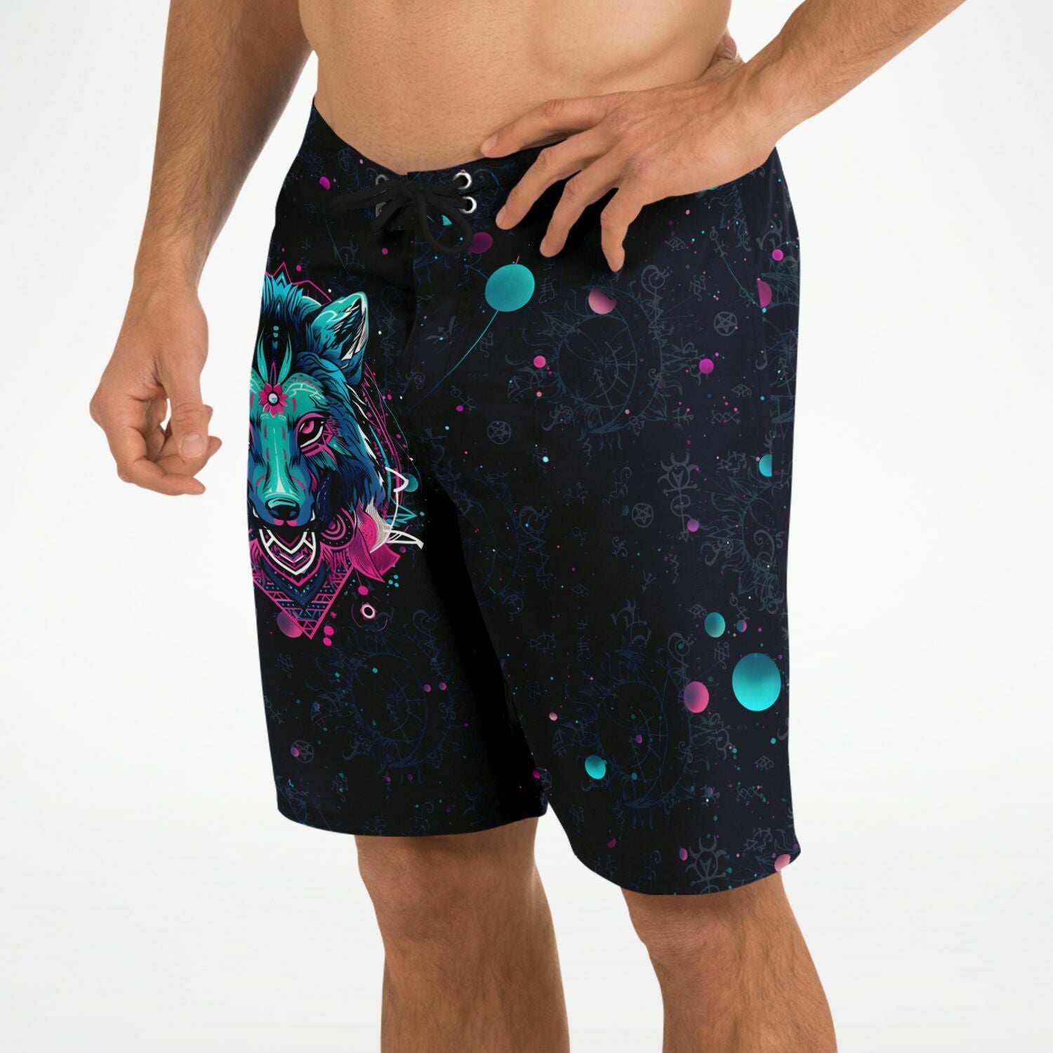 Aurora Howl Board Shorts - Redwolf Jersey Works