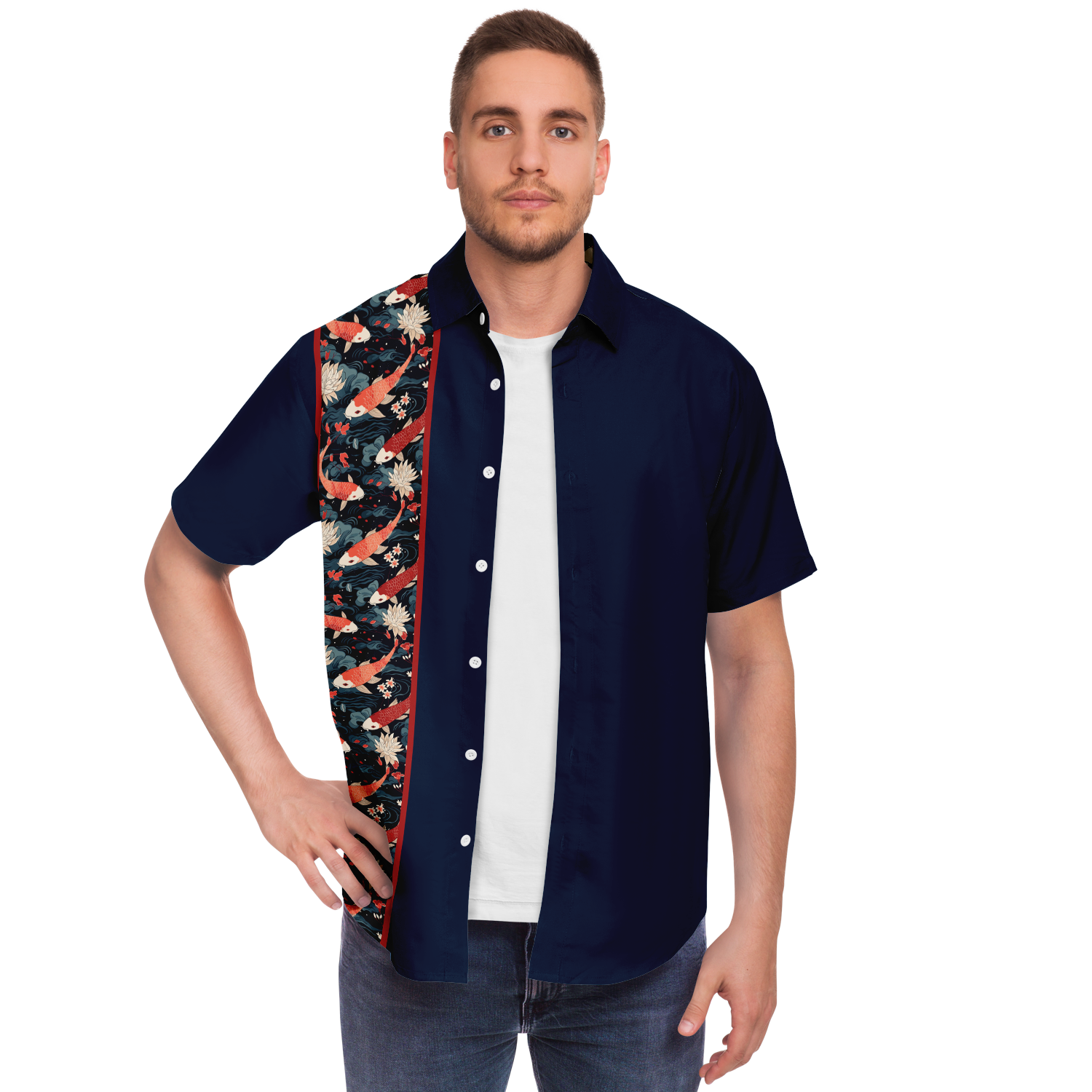 Koi Retro Bowling Shirt