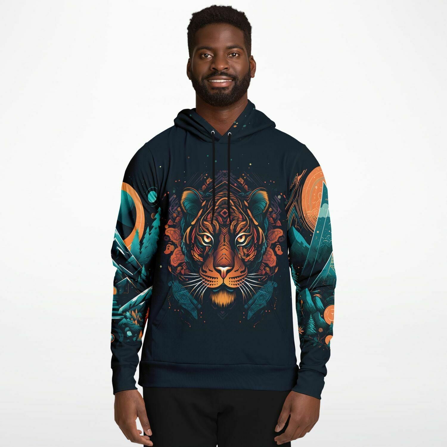 Tigrine Trance Hoodie - Redwolf Jersey Works