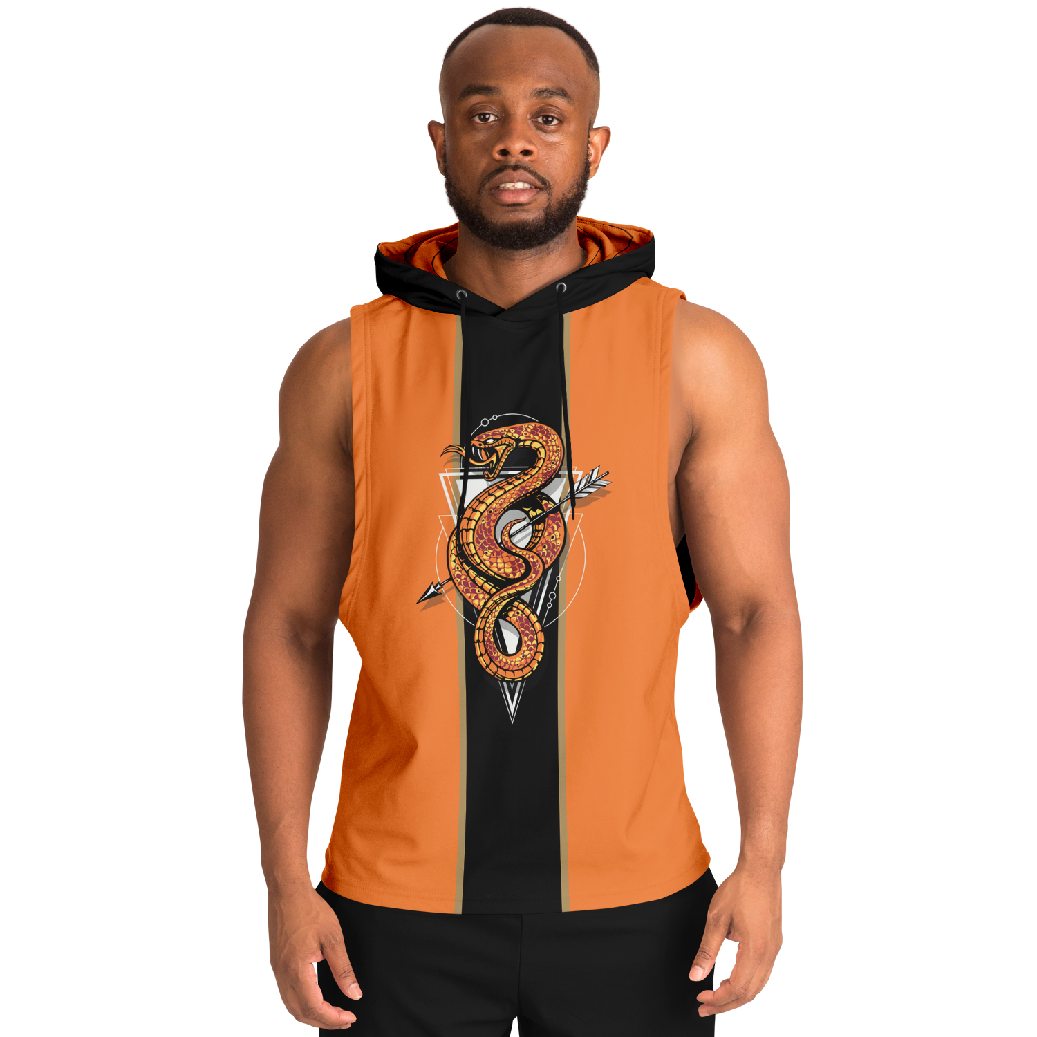 Viper Drop Armhole Hoodie Orange Edition