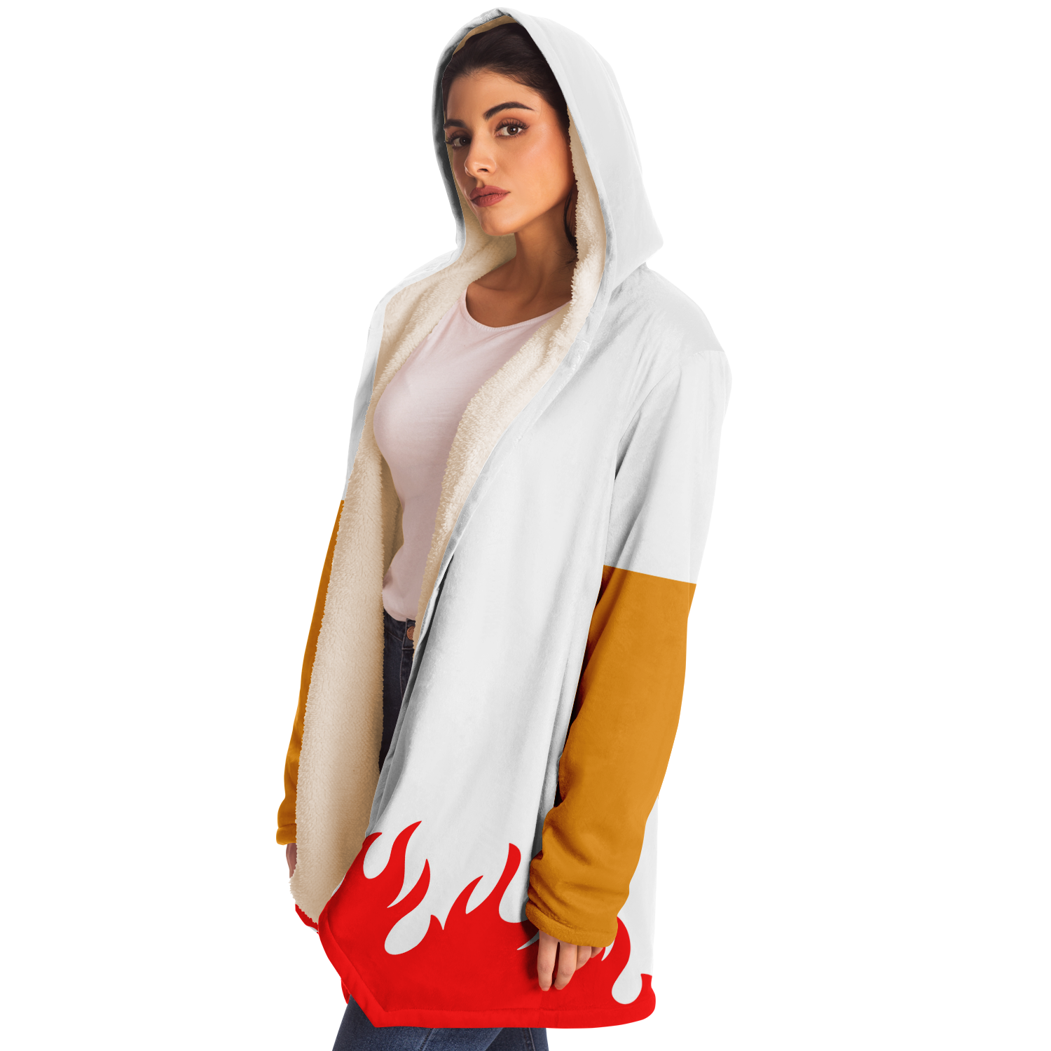 Naruto 7th Hokage Microfleece Cloak