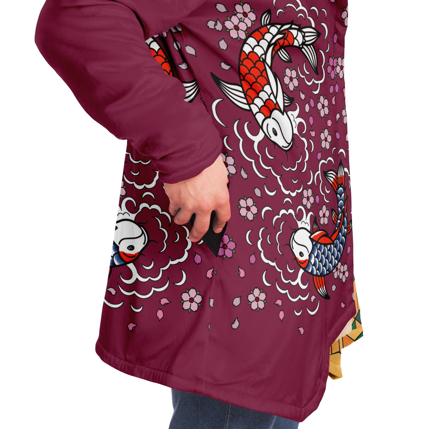 Giyu Tomioka inspired Microfleece Cloak