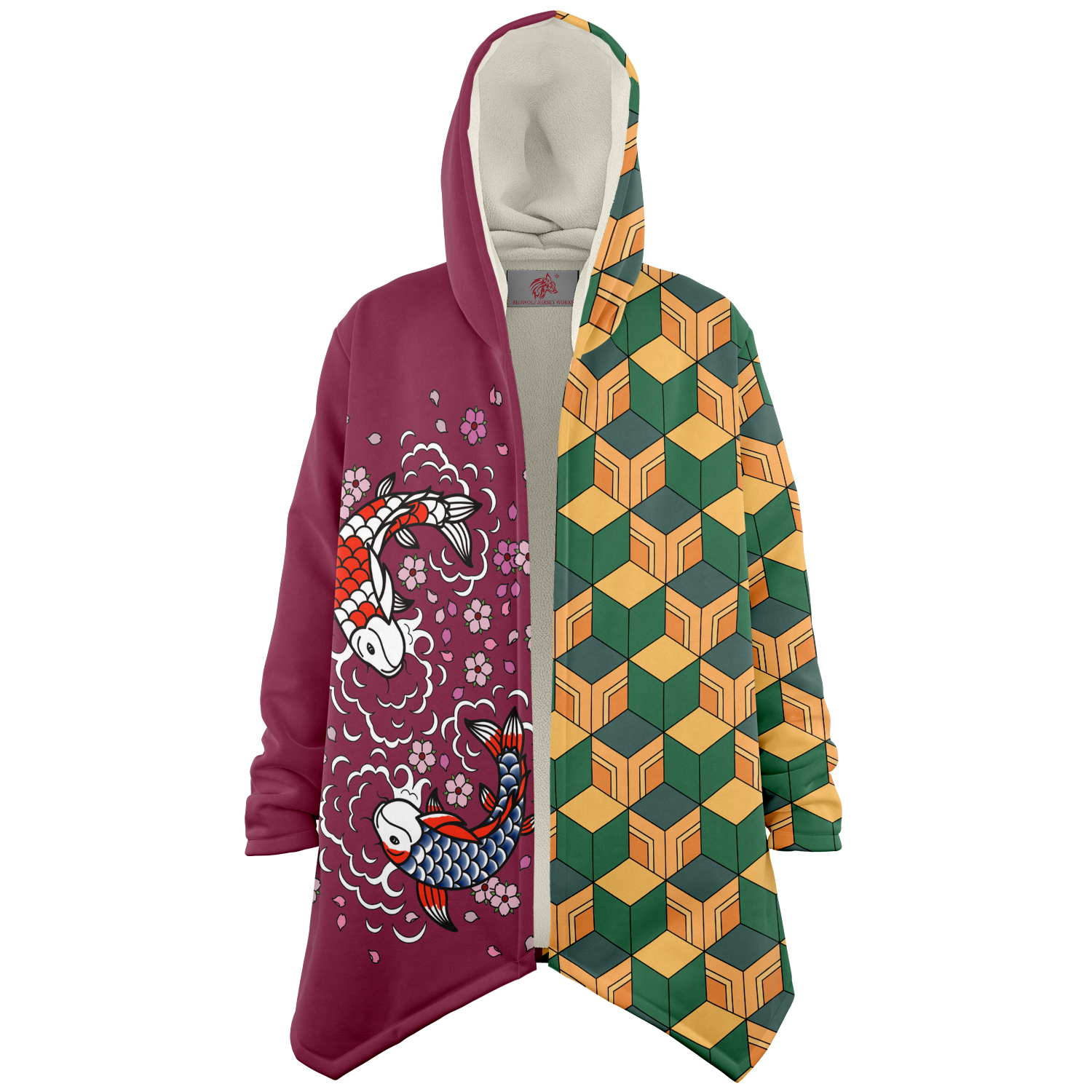Giyu Tomioka inspired Microfleece Cloak