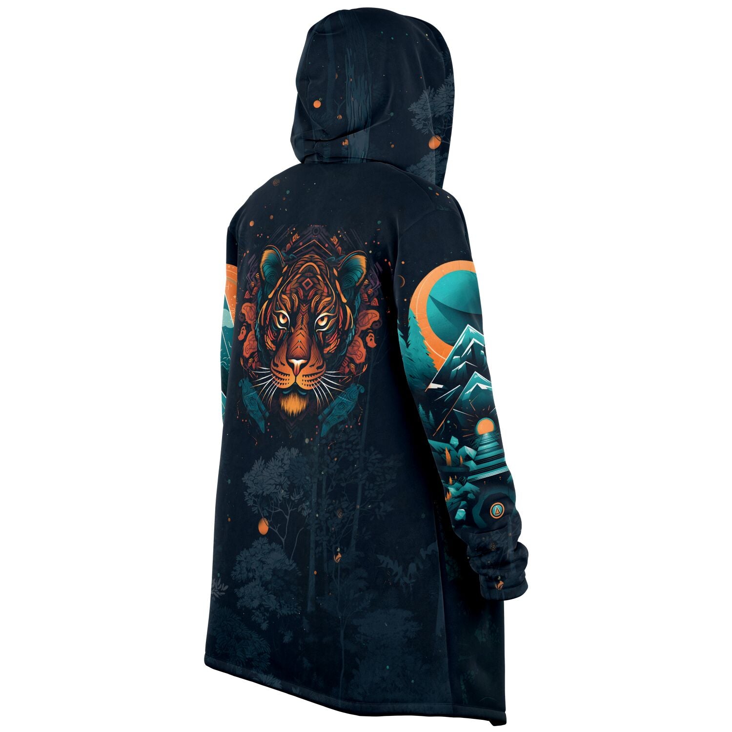 Tigrine Trance Microfleece Cloak - Redwolf Jersey Works